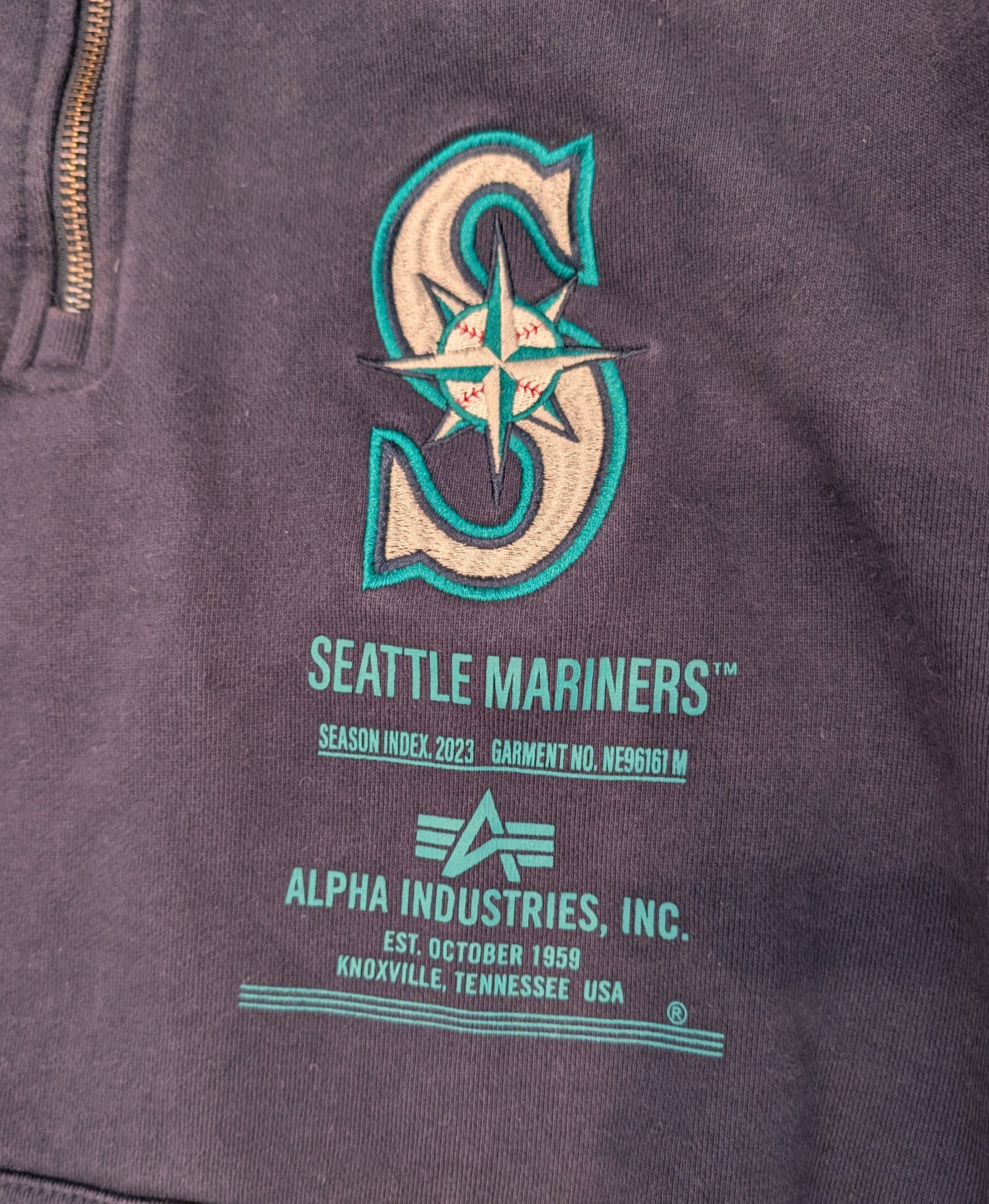 Alpha Industries × New Era RARE Seattle Mariners x Alpha Industries x New Era Hoodie Size US S / EU 44-46 / 1 - 6 Thumbnail