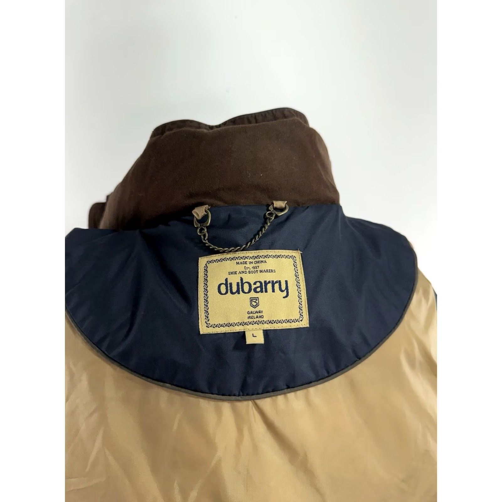 Vintage Dubarry Ireland Down Feather Full Zip Quilted Mens Vest L Blue Size US L / EU 52-54 / 3 - 5 Thumbnail