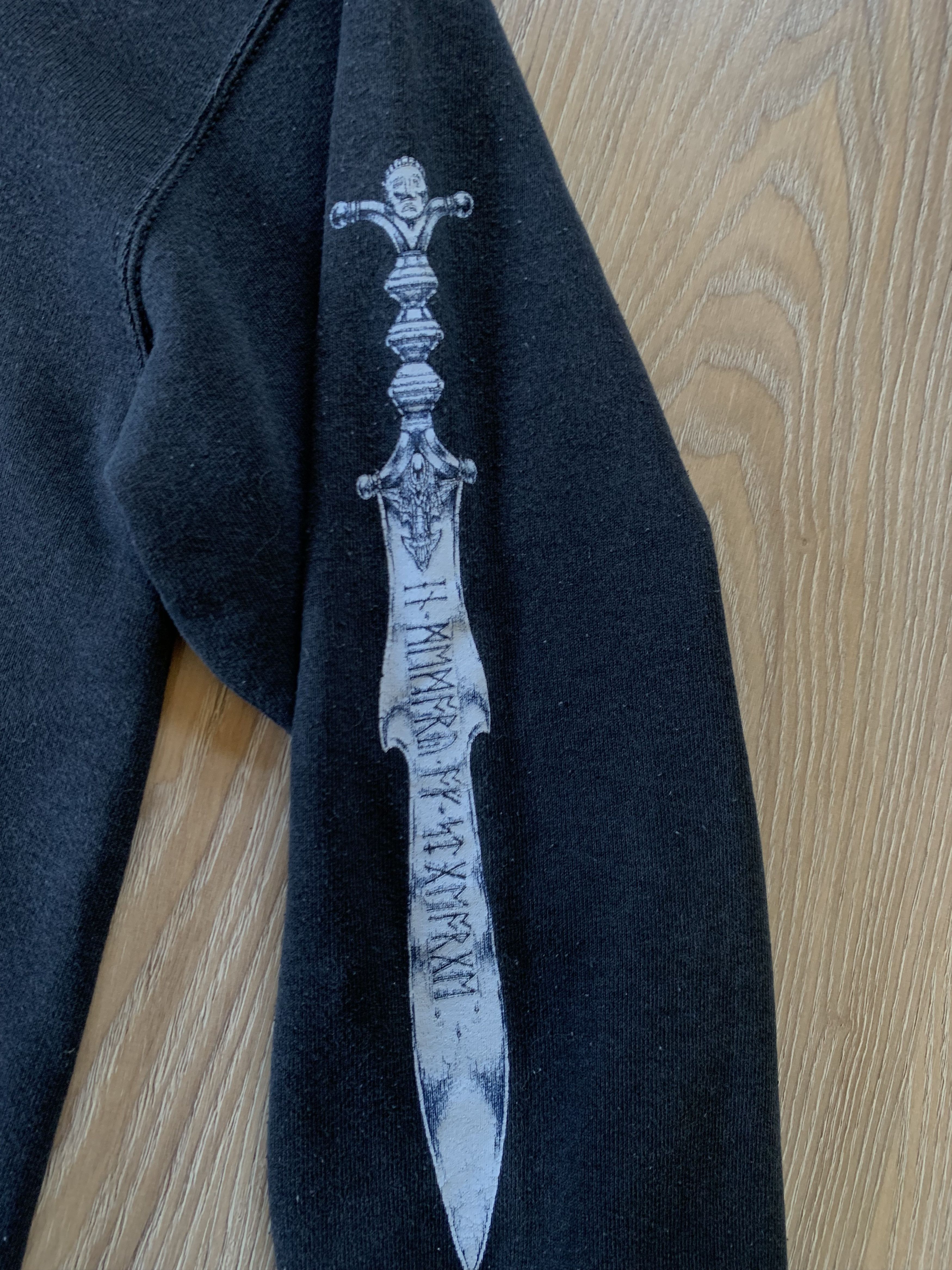 Fruit Of The Loom × Vintage Vintage Bete Noire Black Cotton Hoodie Size US XL / EU 56 / 4 - 8 Thumbnail