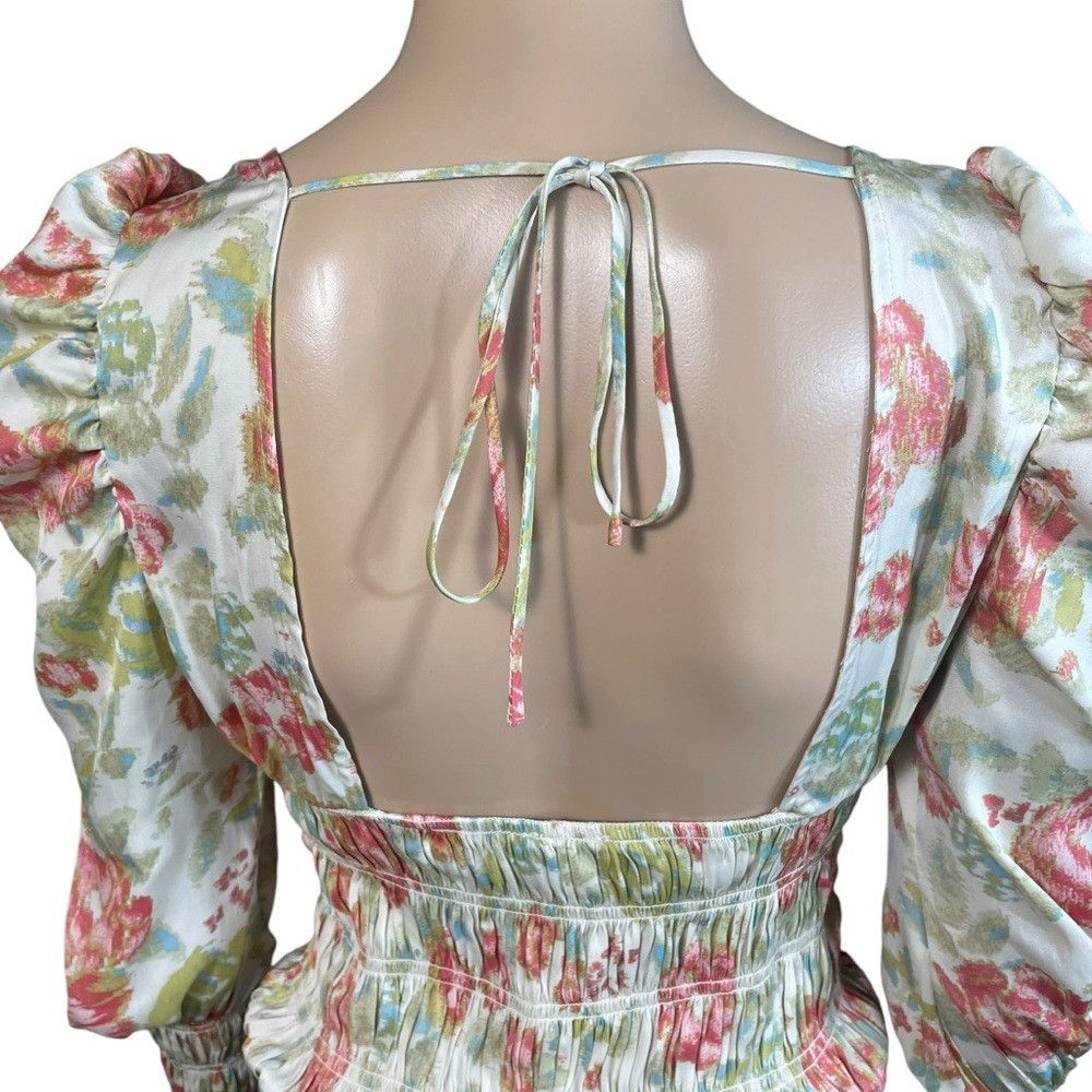 Free People NWT New $98 Free People Floral Wanderlust Bodysuit Size S Size S / US 4 / IT 40 - 9 Thumbnail