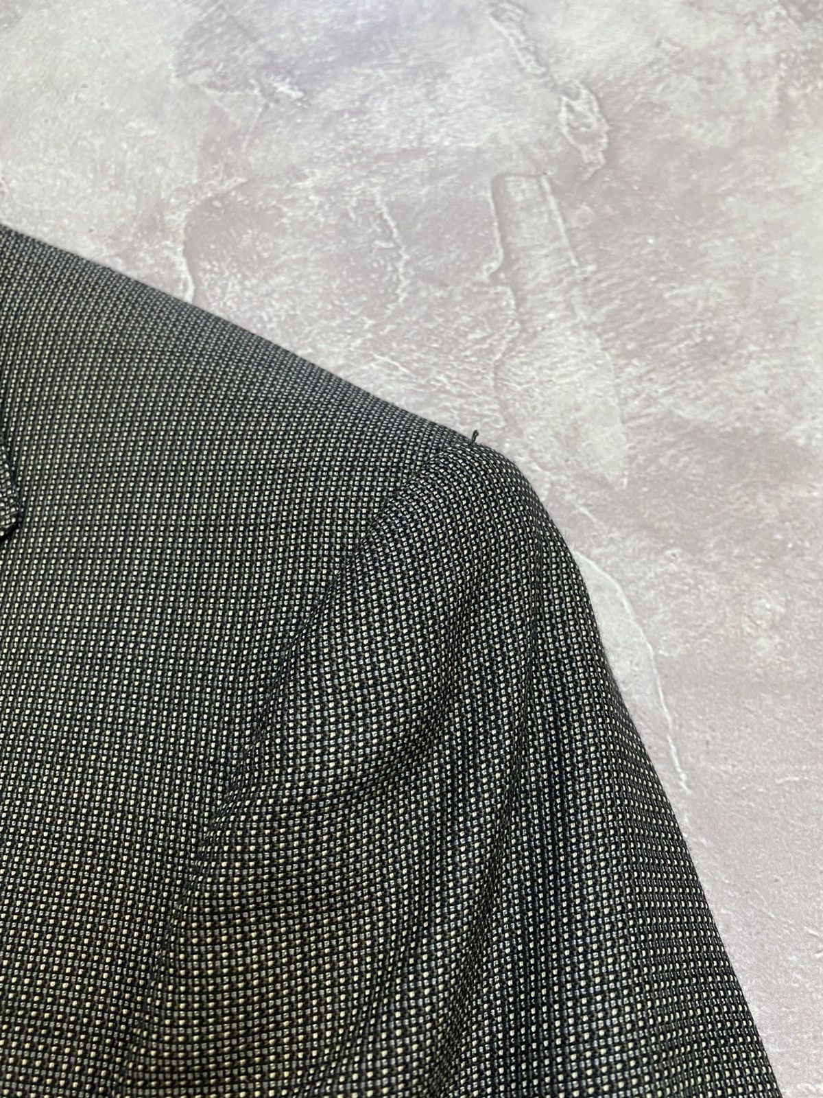 Canali Vintage Canali Formal Blazer Wool Retro Mafia Italy Size 54R - 5 Thumbnail