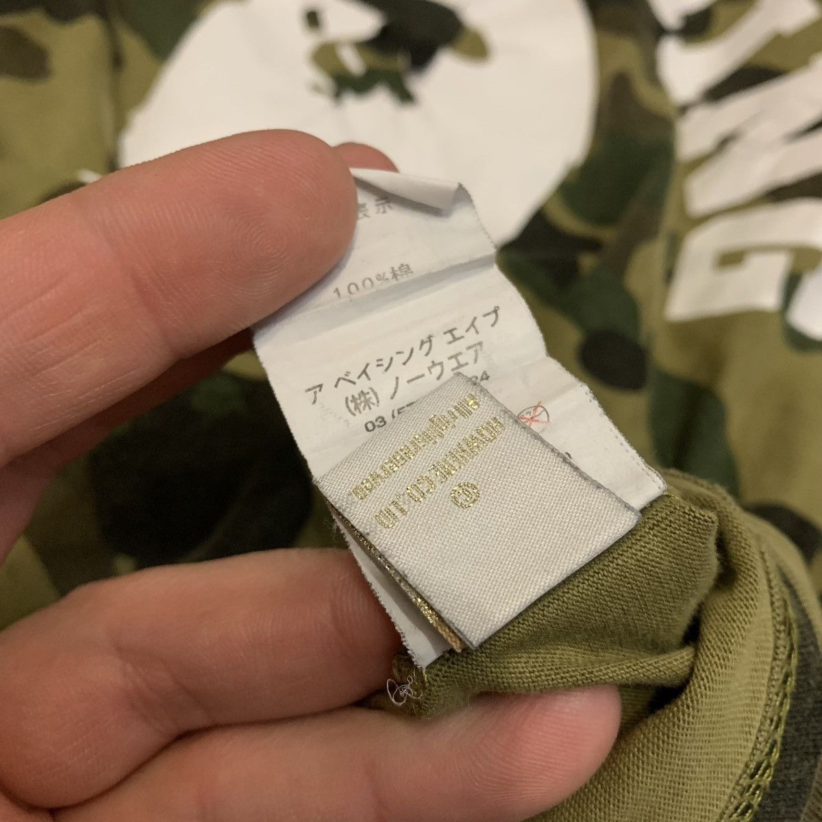 Japanese Brand A Bathing Ape Bape Japan Style Streetwear Rare Size US S / EU 44-46 / 1 - 6 Thumbnail