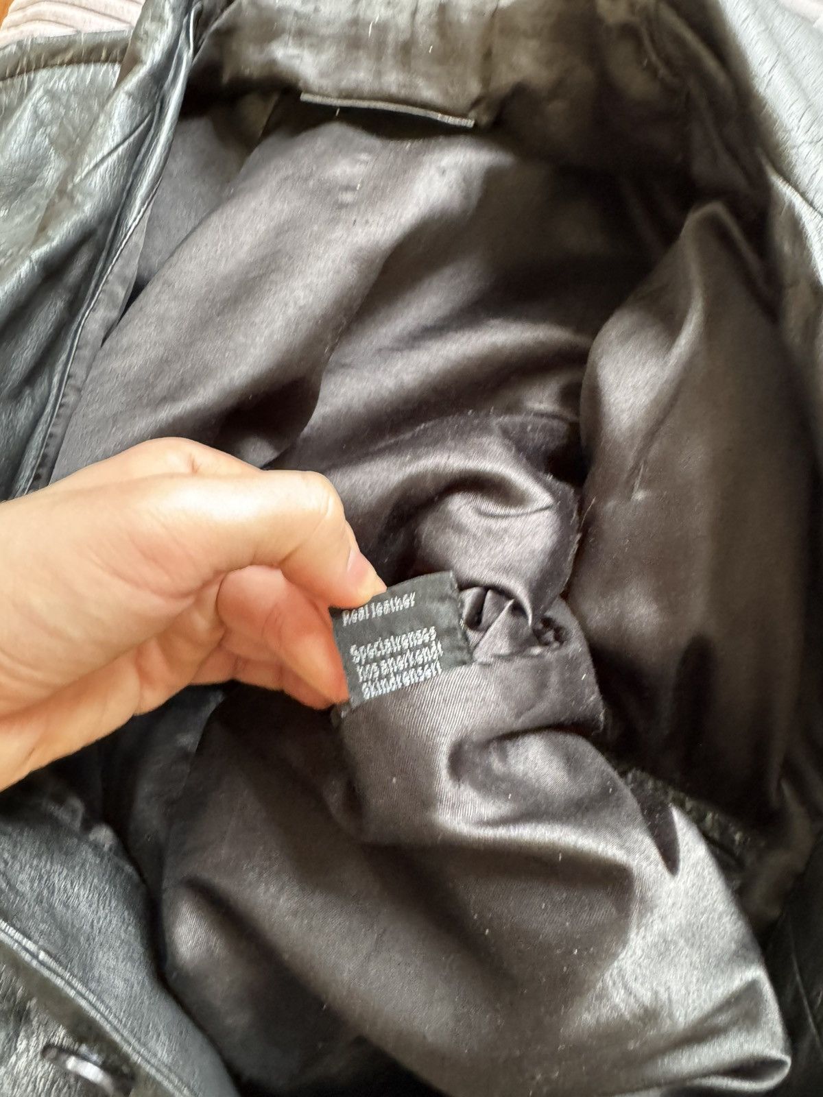 Leather Vintage 90s Real Leather Coat L Jacket High Quality Rock Size US L / EU 52-54 / 3 - 9 Thumbnail