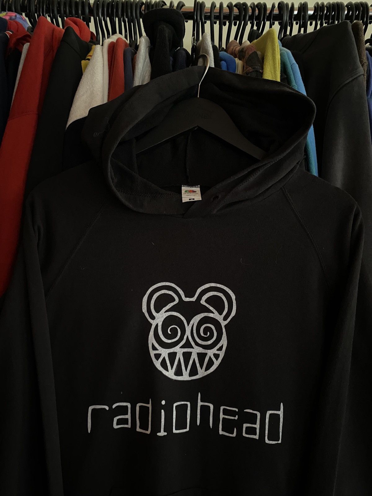 Band Tees VINTAGE RADIOHEAD BAND LIGHT HOODIE Size US M / EU 48-50 / 2 - 4 Thumbnail