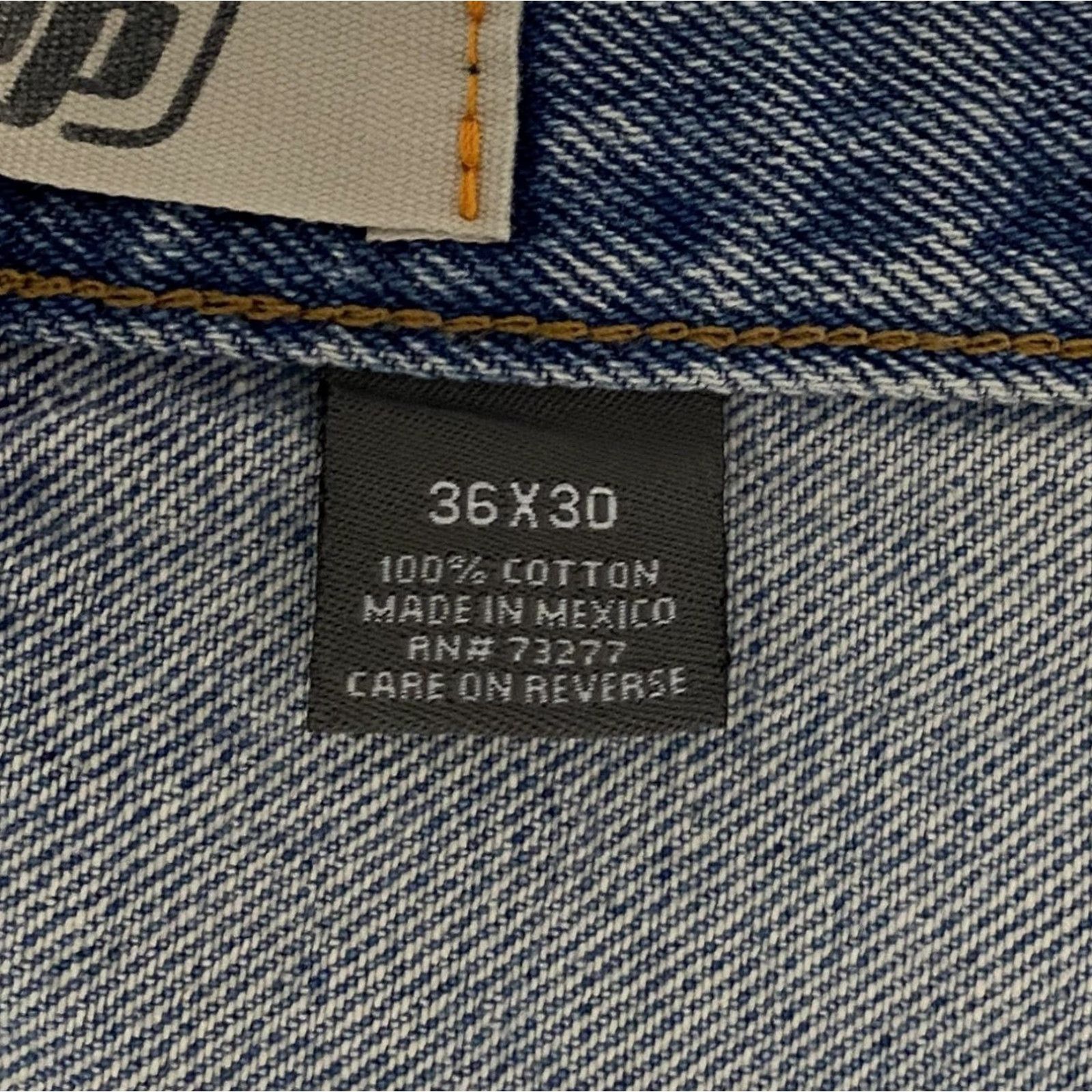 Vintage VINTAGE Urban Up Jeans Mens 36x30 Light Wash Straight Leg Classic Denim Zip Fly 5 Pocket Mens Boys Girls Size US 36 / EU 52 - 5 Thumbnail