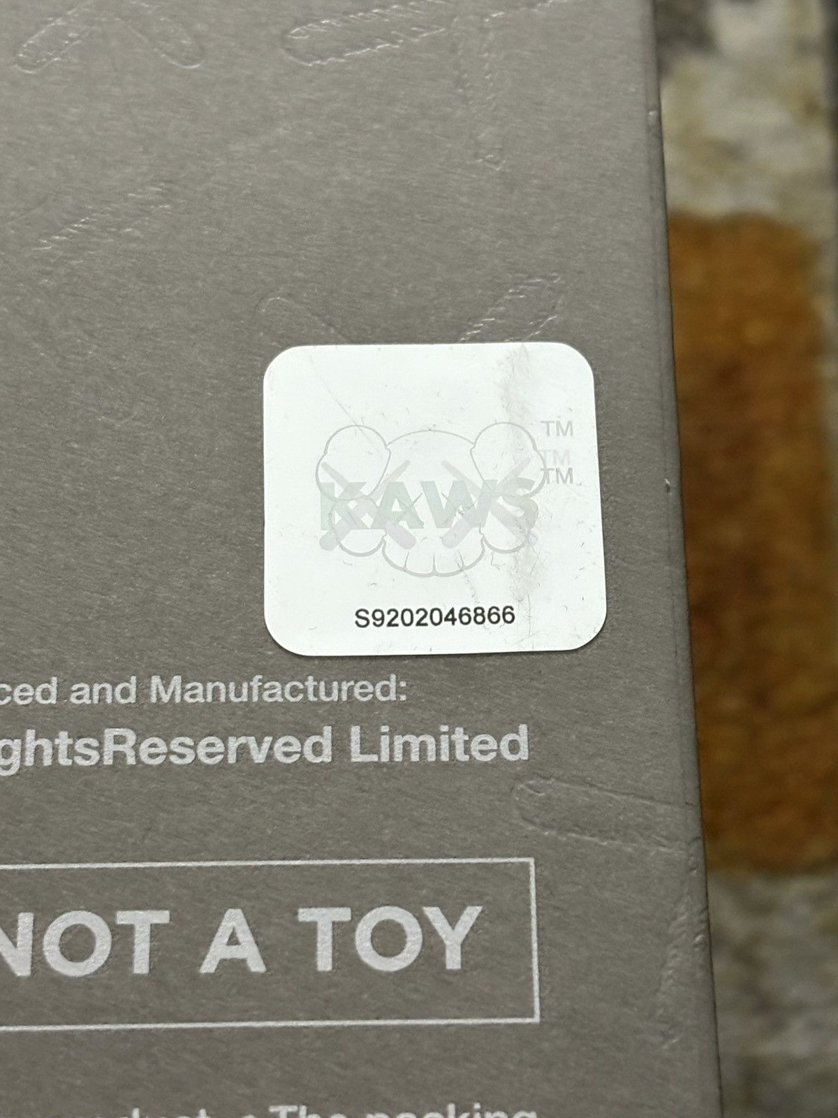 Kaws KAWS Separated Vinyl Figure Grey Size ONE SIZE - 8 Thumbnail