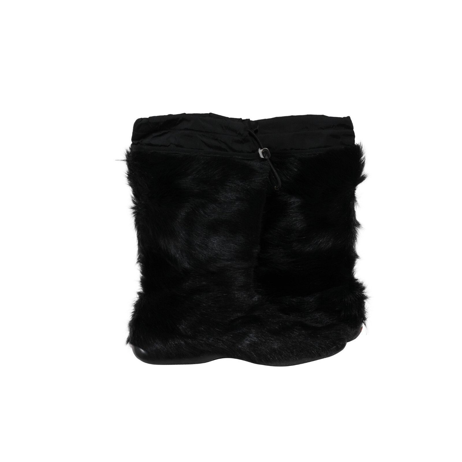 Prada Goat Fur High Top Sneaker Boots Black Fuzzy Size US 10 / EU 43 - 7 Thumbnail