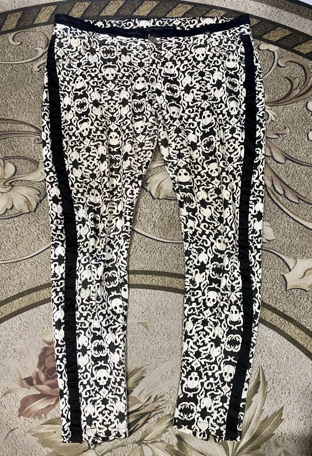 Elisabetta Franchi × If Six Was Nine Elisabettafranchi skull legging Size 35" - 1 Thumbnail