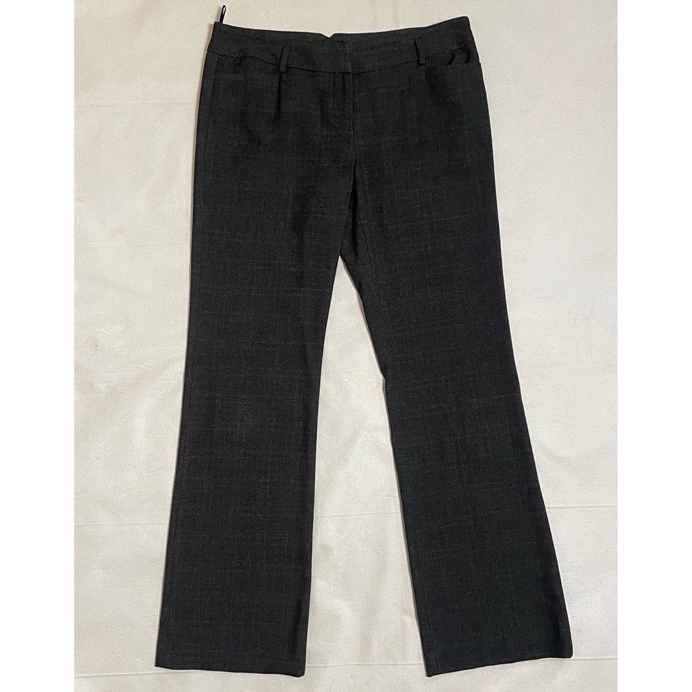 Other Amanda & Chelsea Dark Grey Straight Leg Plaid Pants Size 10 Size 32" / US 10 / IT 46 - 1 Thumbnail