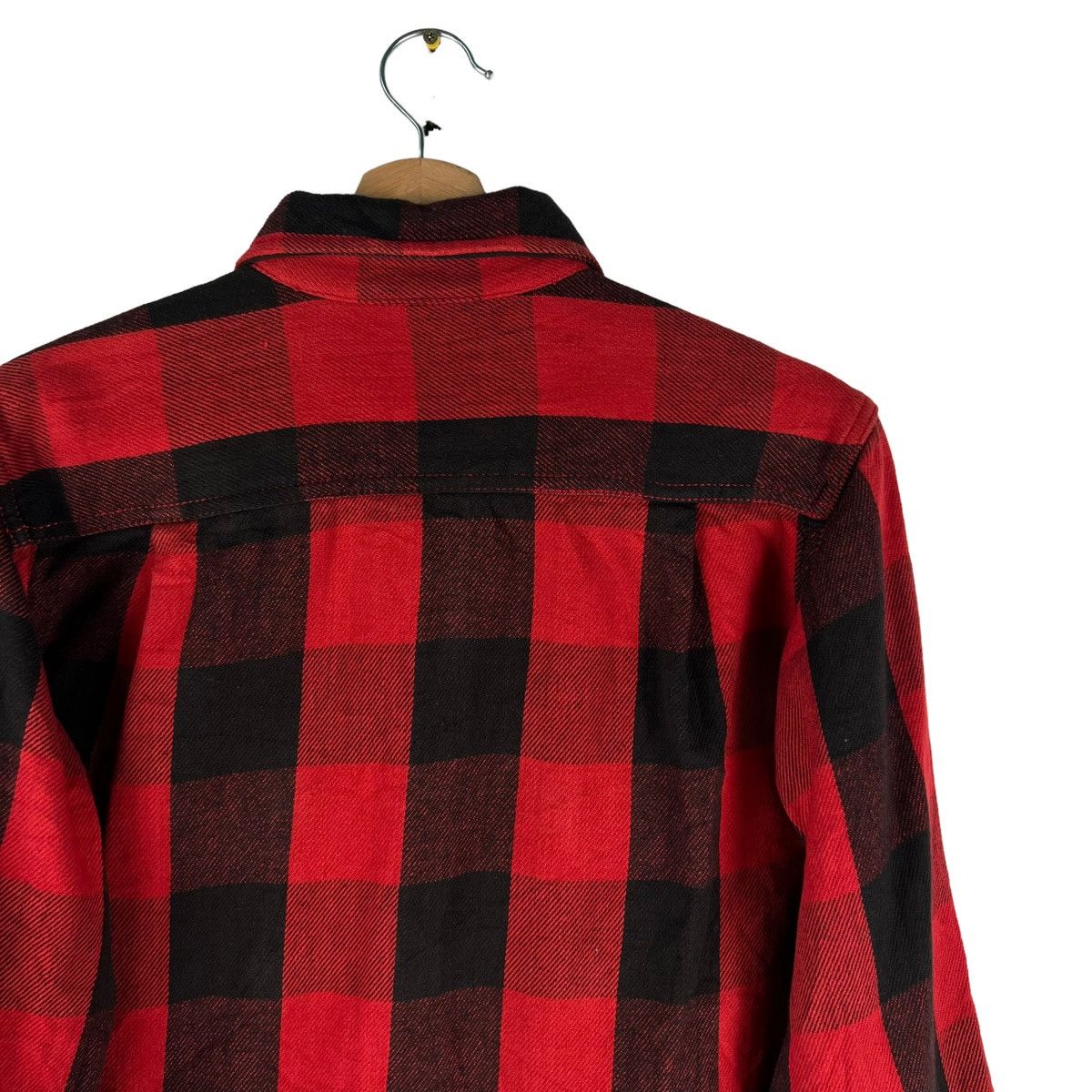 Flannel 🔥VINTAGE FLANNEL WOOL JACKET PUNK DESIGN ALCARZA JAPAN Size US M / EU 48-50 / 2 - 9 Thumbnail
