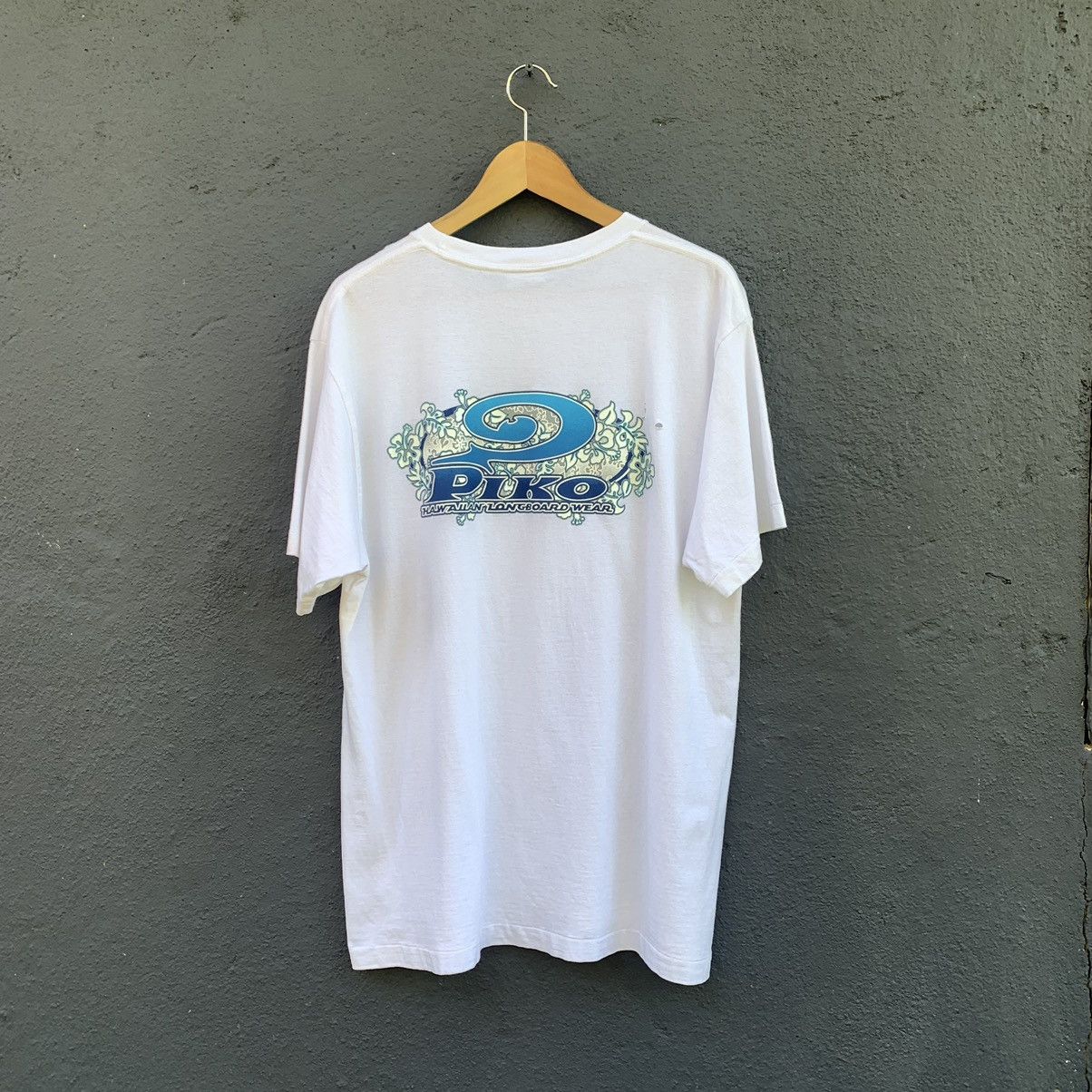 Vintage Thrashed 90s piko surfing tee Size US L / EU 52-54 / 3 - 1 Thumbnail