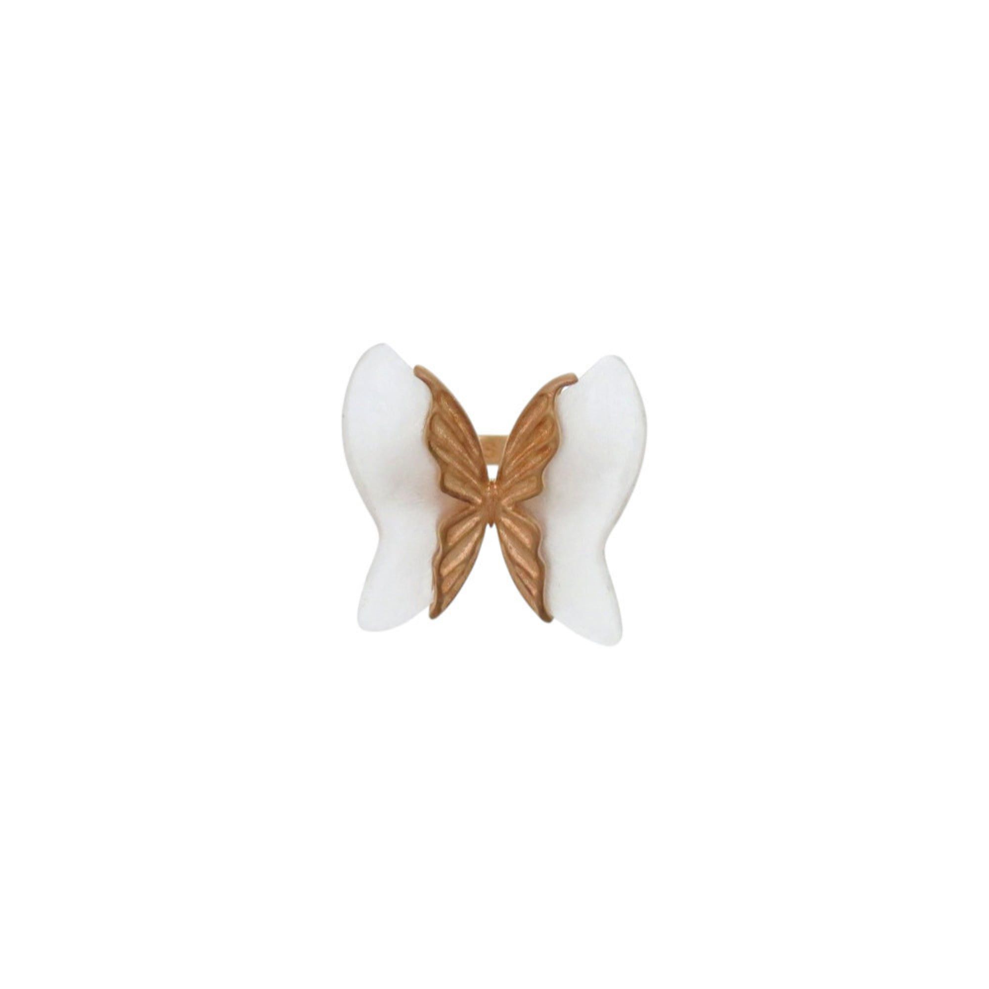 Dior Excellent condition Christian Dior Butterfly gold ring, approx. 1096 Size ONE SIZE - 1 Thumbnail