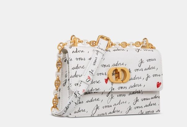 Dior o1w1db10225 Size: OS / S5169UB Caro Mini Bag in White Size ONE SIZE - 1 Thumbnail