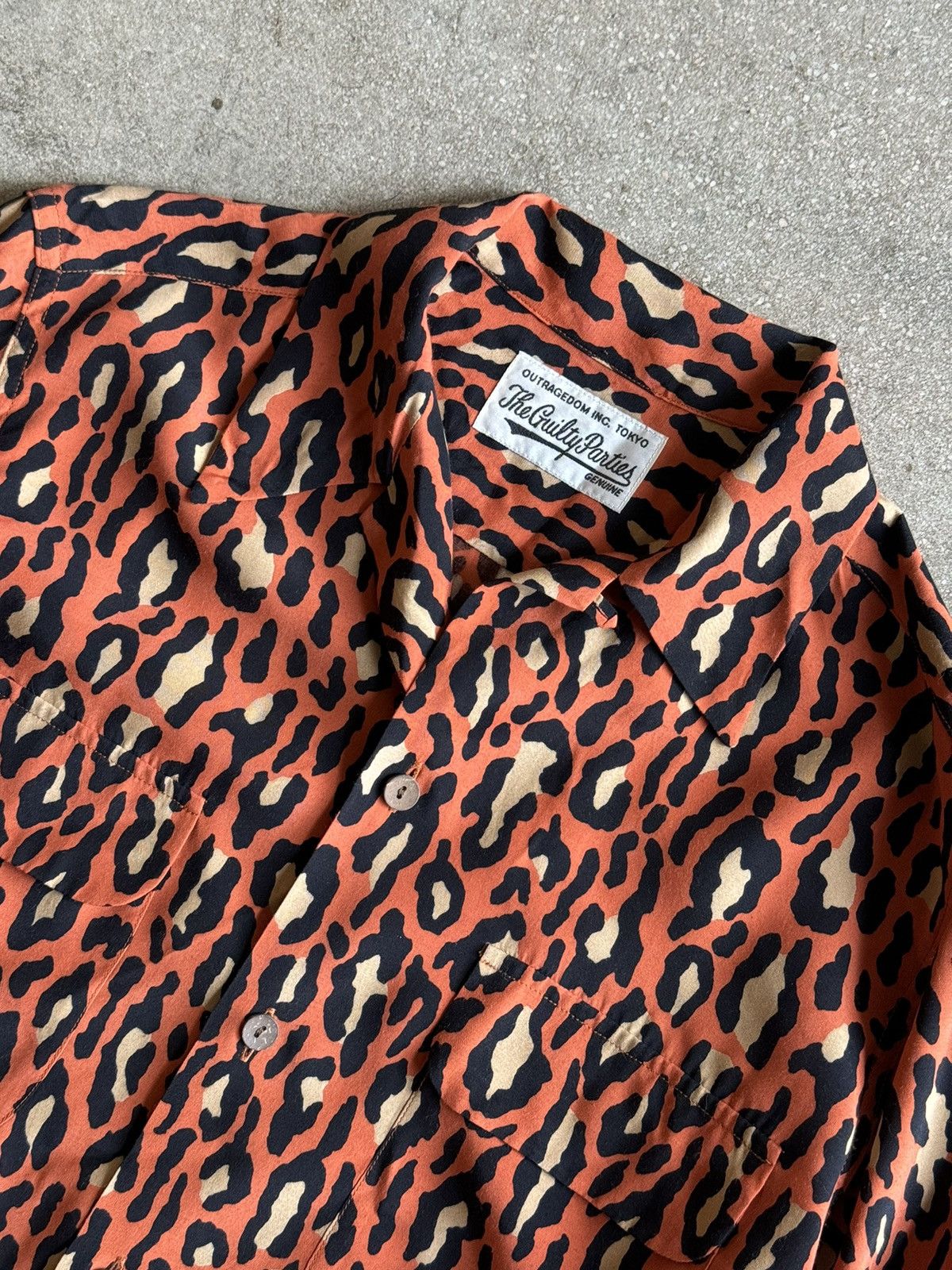 Wacko Maria Wacko Maria Cheetah Print Rayon Long Sleeve Shirt Size US S / EU 44-46 / 1 - 2 Thumbnail
