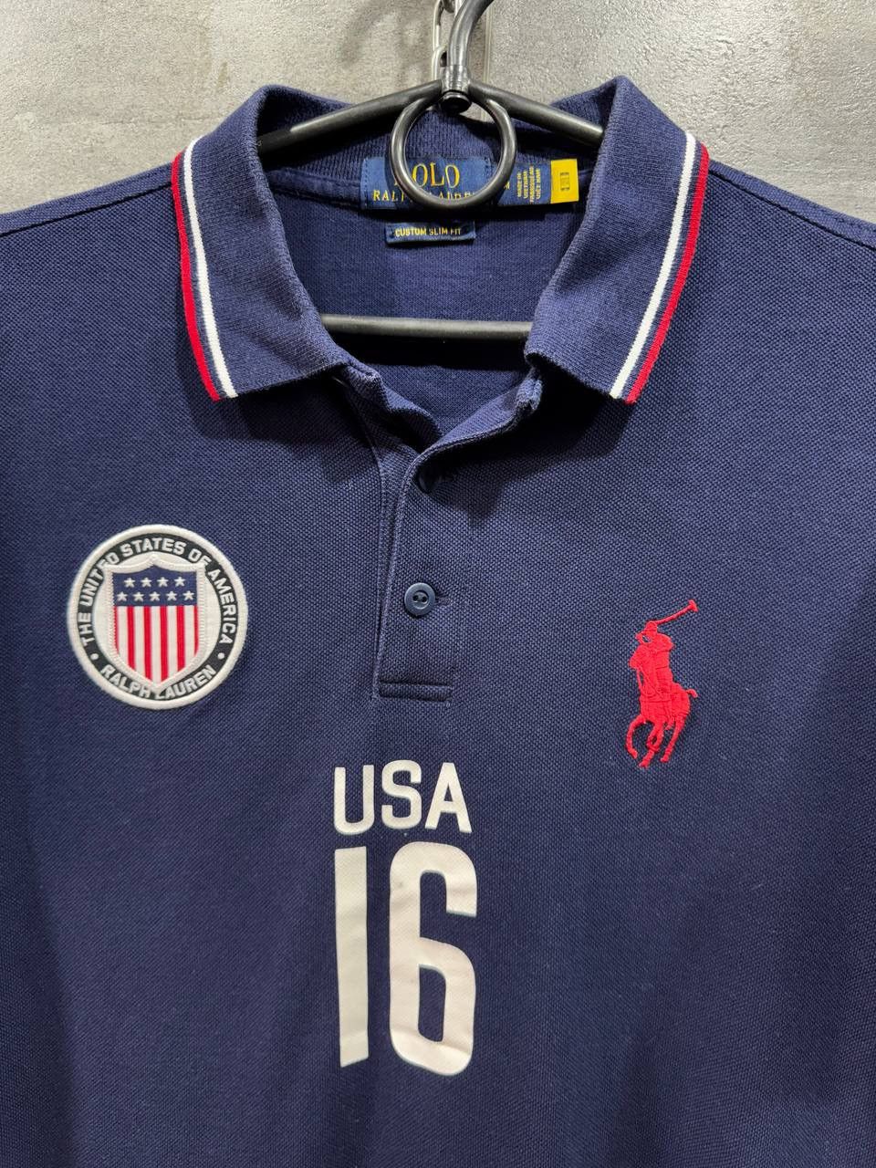 Polo Ralph Lauren Polo Ralph Lauren Short Sleeve USA Big Pony Custom Shirt Size US M / EU 48-50 / 2 - 5 Thumbnail