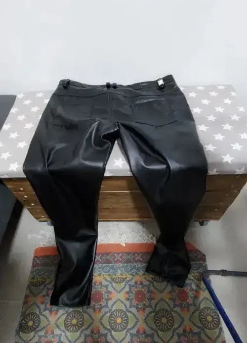 Japanese Brand × Vintage Leather Pants Men Streetwear Casual Size US 30 / EU 46 - 3 Thumbnail