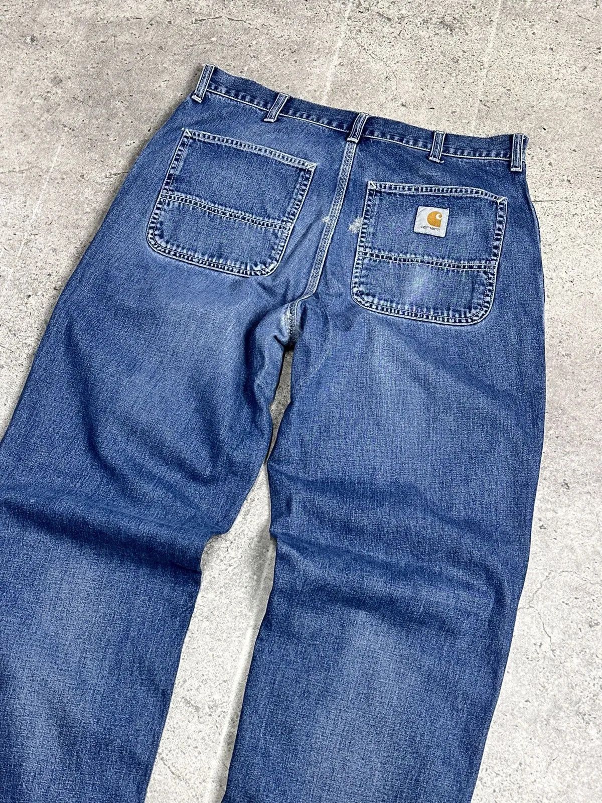 Carhartt Wip Vintage Carhartt Denim Pants Carpenter Jeans Workwear Style Size US 32 / EU 48 - 9 Thumbnail