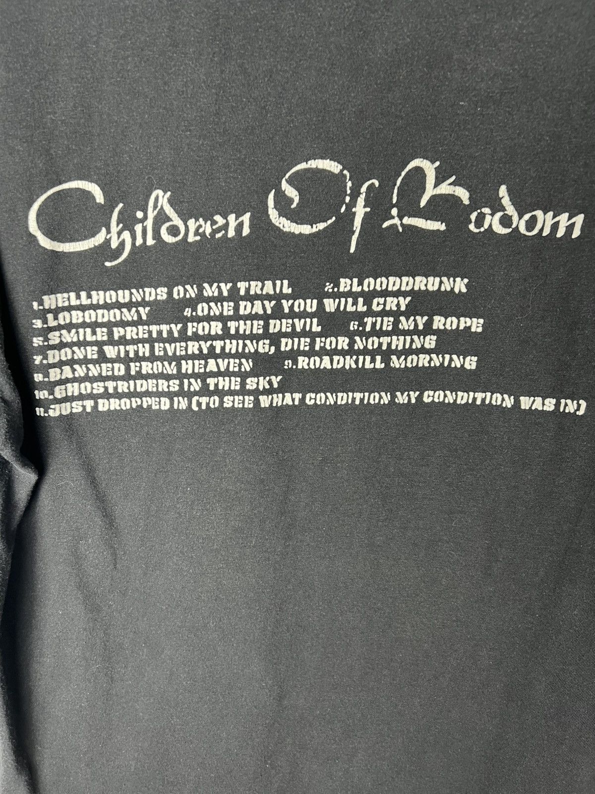 Band Tees Vintage band rock metal Children Of Bodom Blooddrunk T-shirt Size US L / EU 52-54 / 3 - 5 Thumbnail