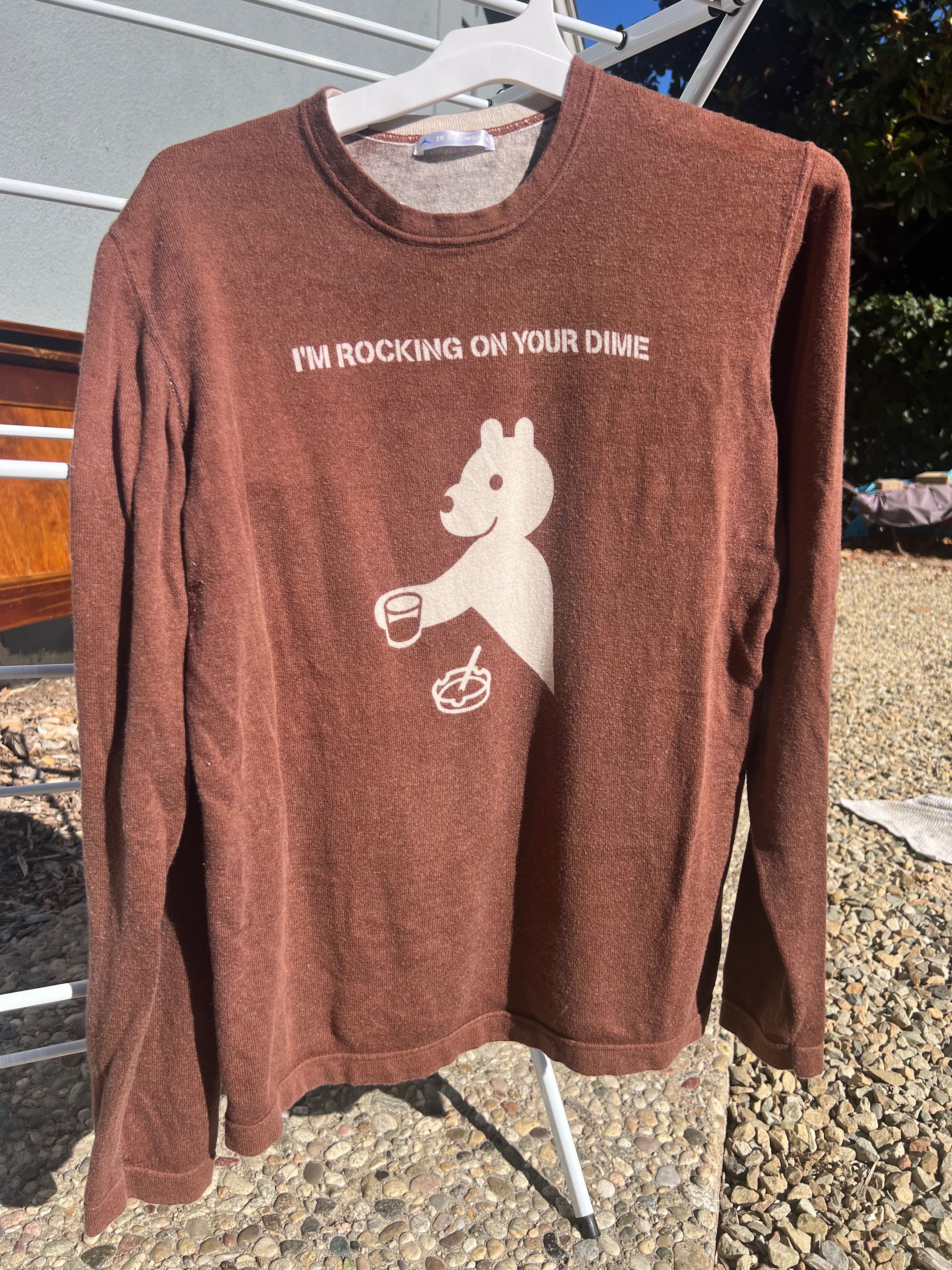 Vintage Geoff McFetridge Im Rocking on Your Dime T-Shirt XL