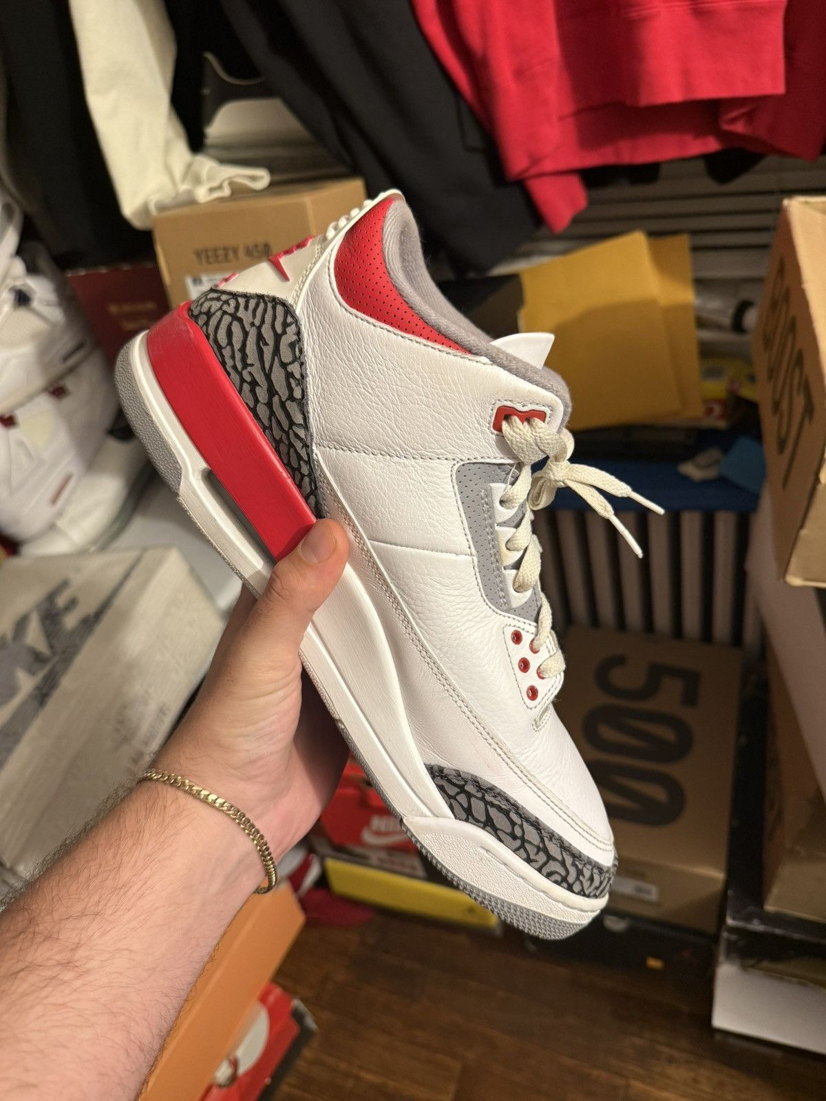 Jordan Brand Fire red 3s size 12 Size US 12 / EU 45 - 11 Thumbnail