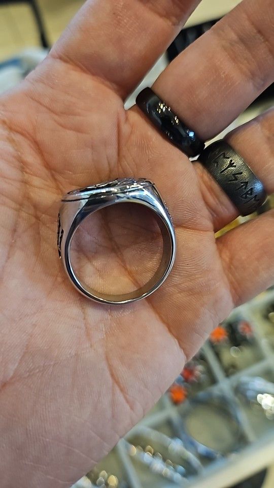 Other Wolf Paw Stainless Steel Ring Size ONE SIZE - 2 Thumbnail