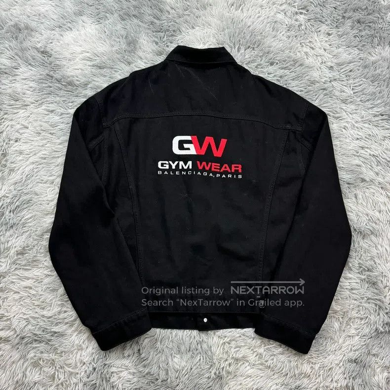 Balenciaga Balenciaga GW Denim Jacket - Black Size US S / EU 44-46 / 1 - 1 Thumbnail