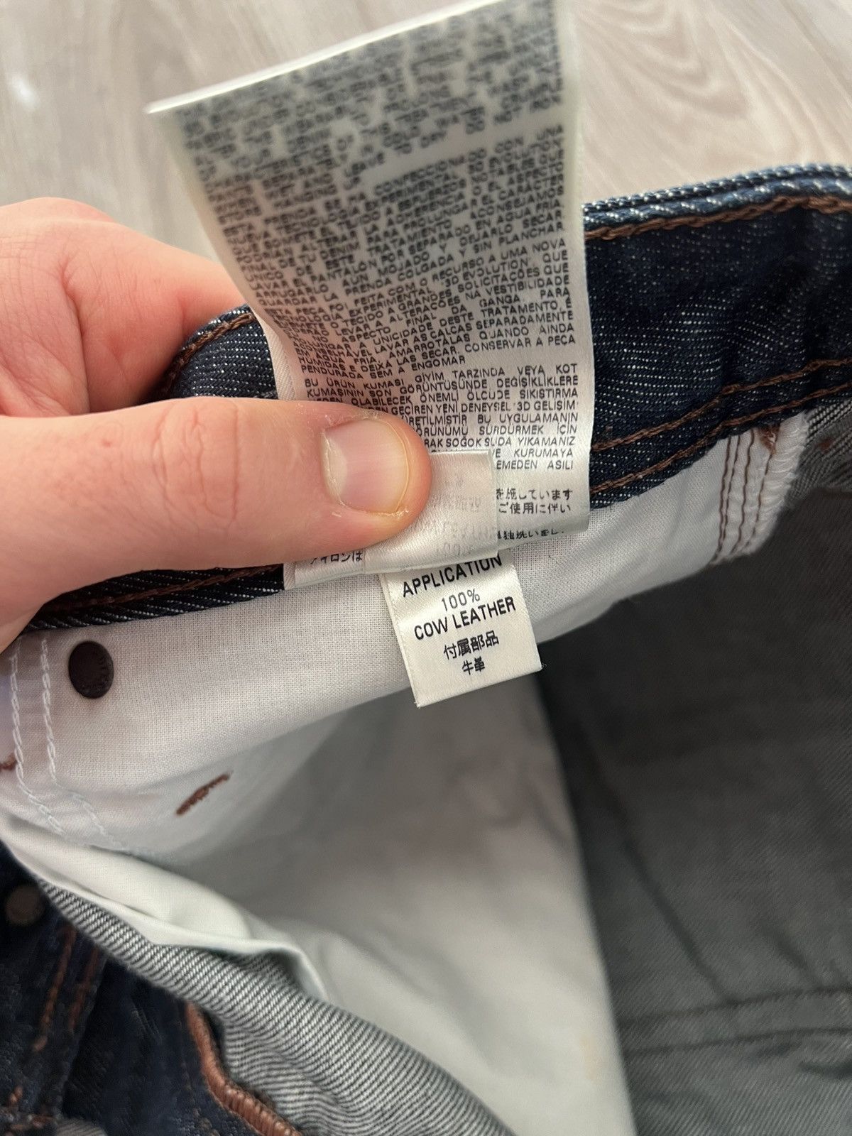 Diesel Diesel Avant Garde Krooley Regular Slim-Carrot Selvage Jeans Size US 33 - 18 Thumbnail