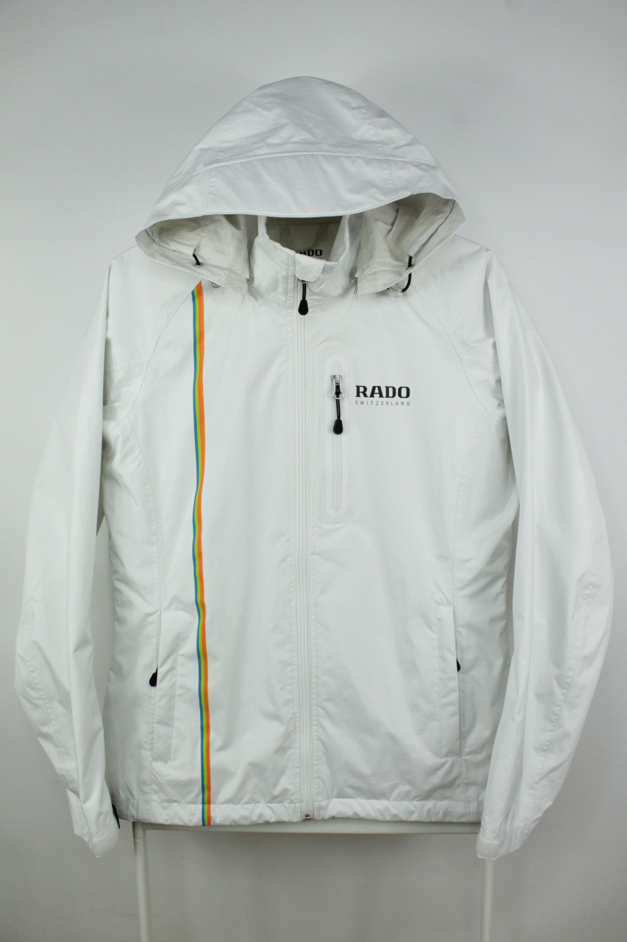 Rado RADO Windbreaker Rain Hoodie Tech Jacket Women's Size L / US 10 / IT 46 - 1 Thumbnail