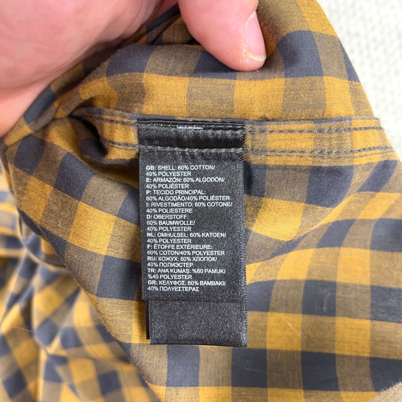 The North Face The North Face Shirt Men Medium Orange Gray Plaid Snap Button Up Hiking Camp Size US M / EU 48-50 / 2 - 4 Thumbnail