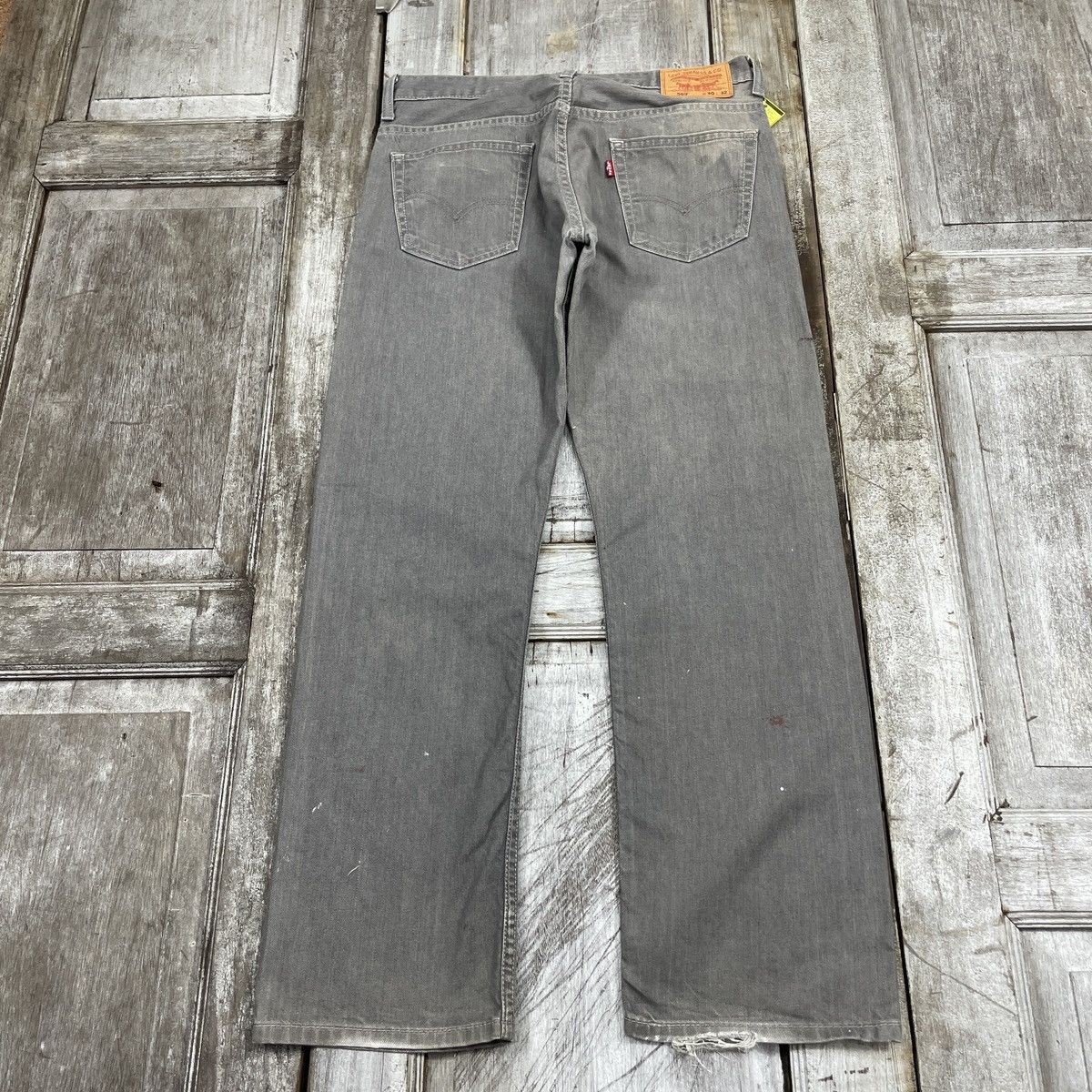 Levi's Vintage Levis 569 Gray Faded Jeans WC 271 Size US 32 / EU 48 - 2 Thumbnail