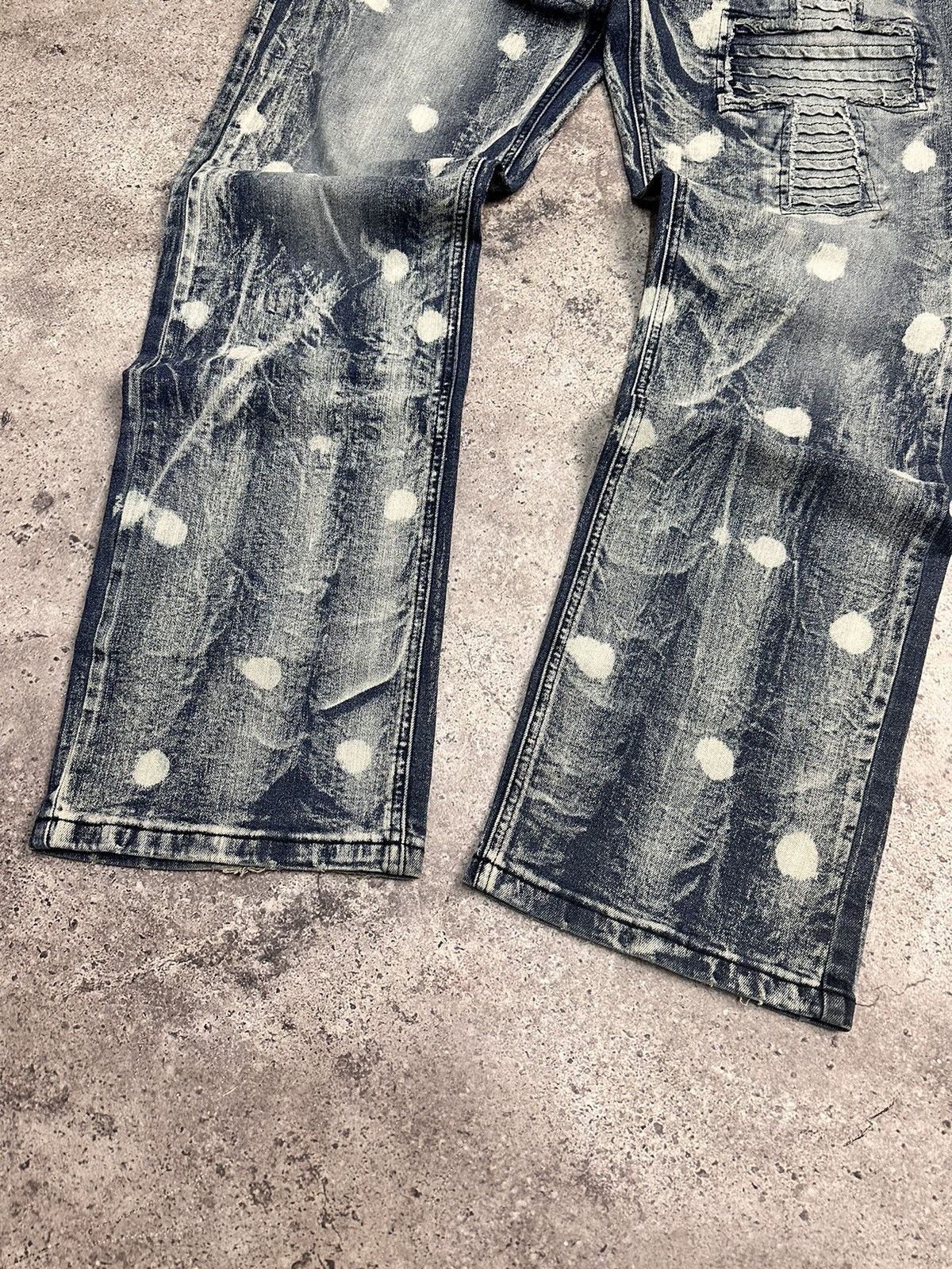 Tornado Mart Vintage Gothic Cargo pants Ed Hardy style Chrome Chest Y2K Size US 34 / EU 50 - 4 Thumbnail