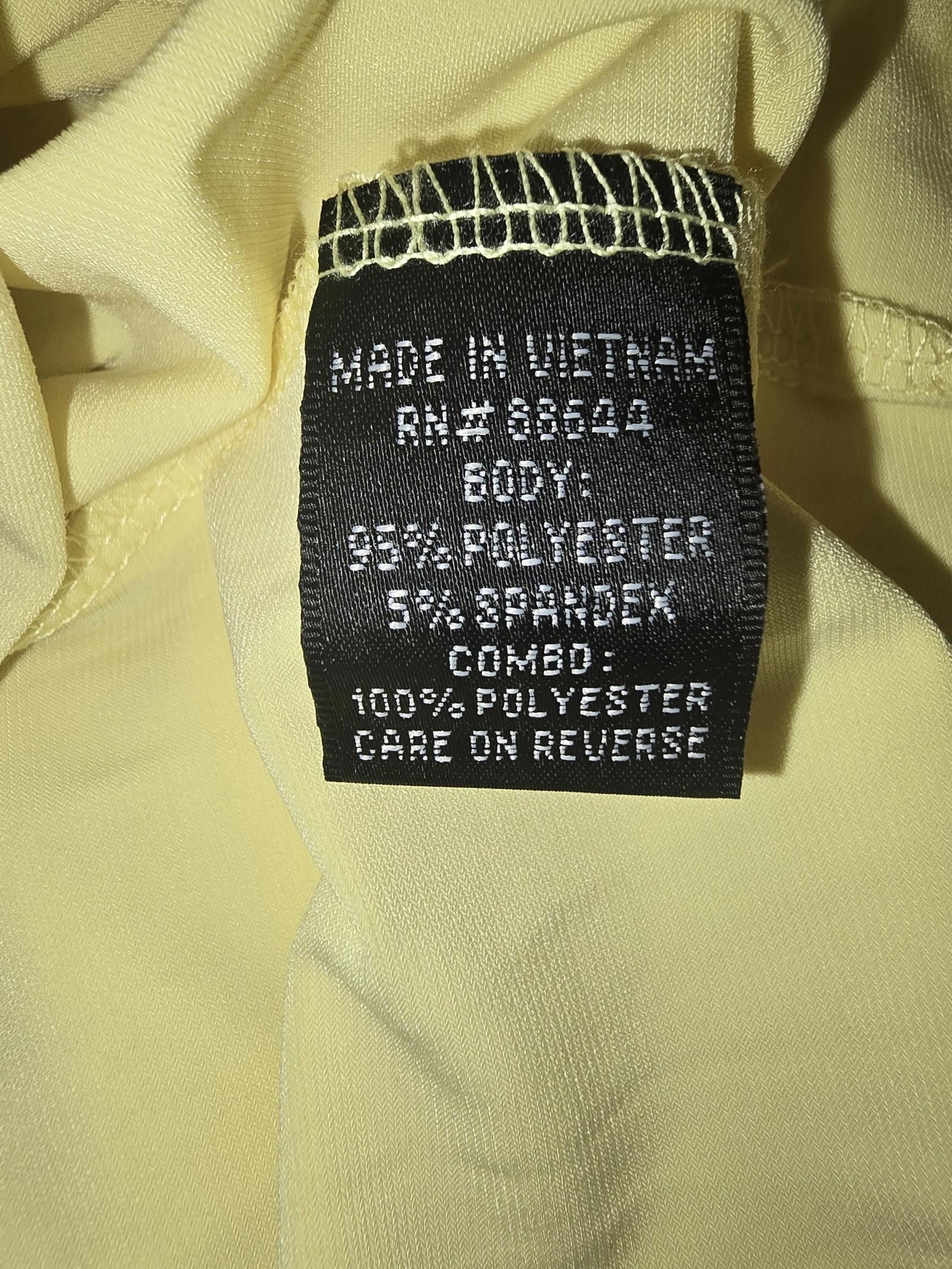 Designer Glamour Lights Elegant Yellow Maxi Dress - Size 8 Size M / US 6-8 / IT 42-44 - 4 Thumbnail