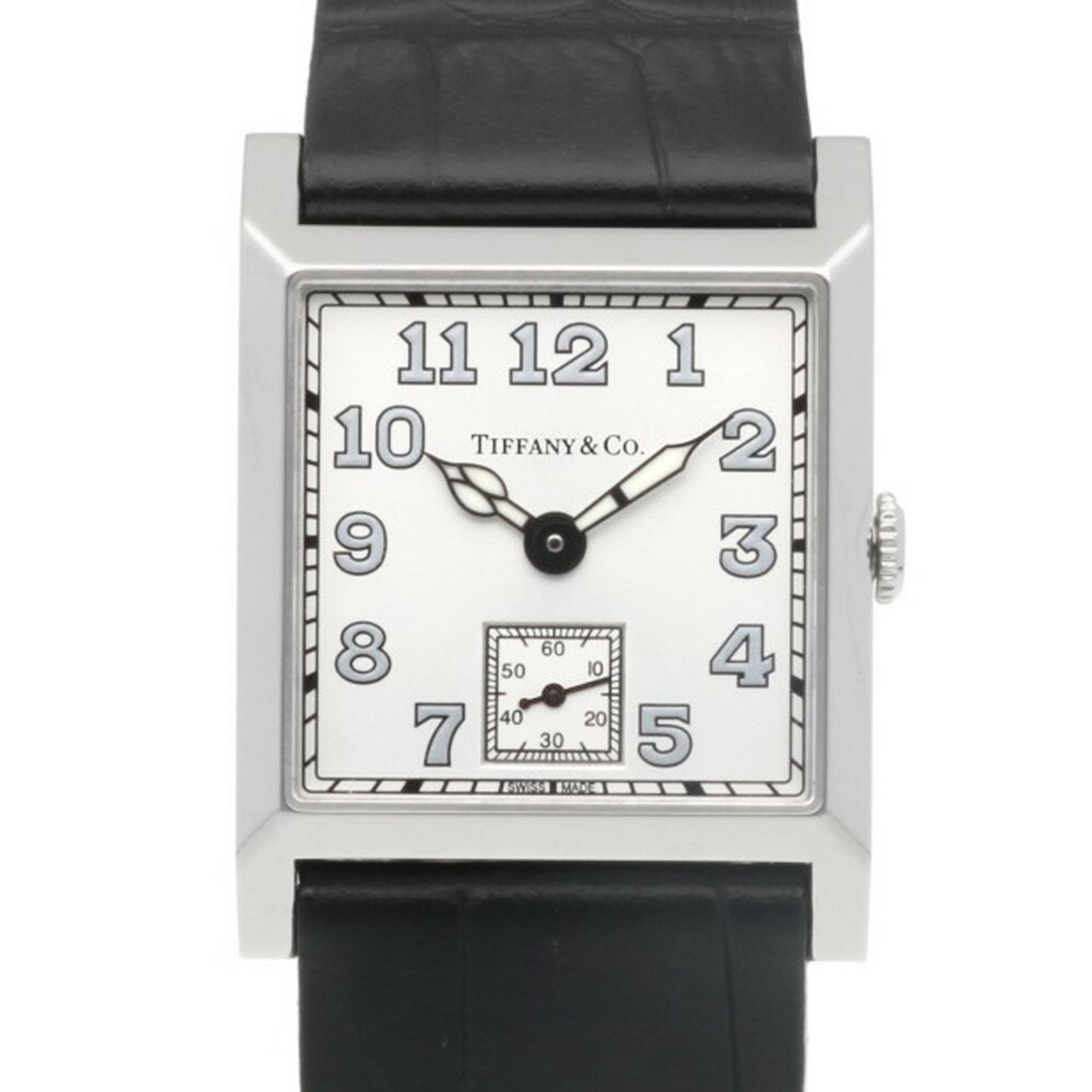 Tiffany & Co. Tiffany Square Watch Stainless Steel 1874M Hand-wound Men's TIFFANY&Co. Non-waterproof Defective item Size ONE SIZE - 1 Thumbnail