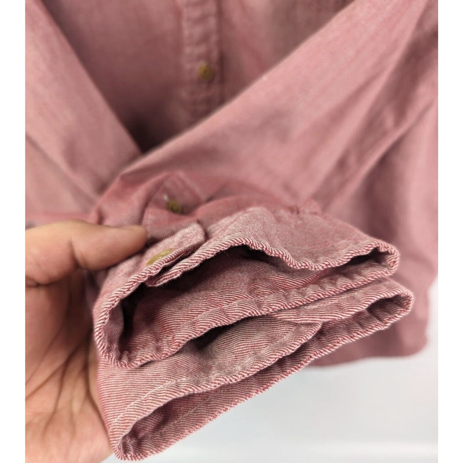 J.Crew J. Crew Shirt Mens XL Red Cotton Button-Down Long Sleeve with Chest Pocket - Work, Casual, Classic, Preppy - Regular Fit Size US XL / EU 56 / 4 - 3 Thumbnail