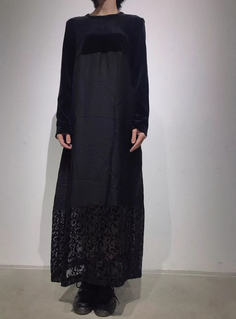 Comme des Garcons Comme Des Garcons Plucked silk patchwork dress 2502-Nextar Size S / US 4 / IT 40 - 3 Thumbnail