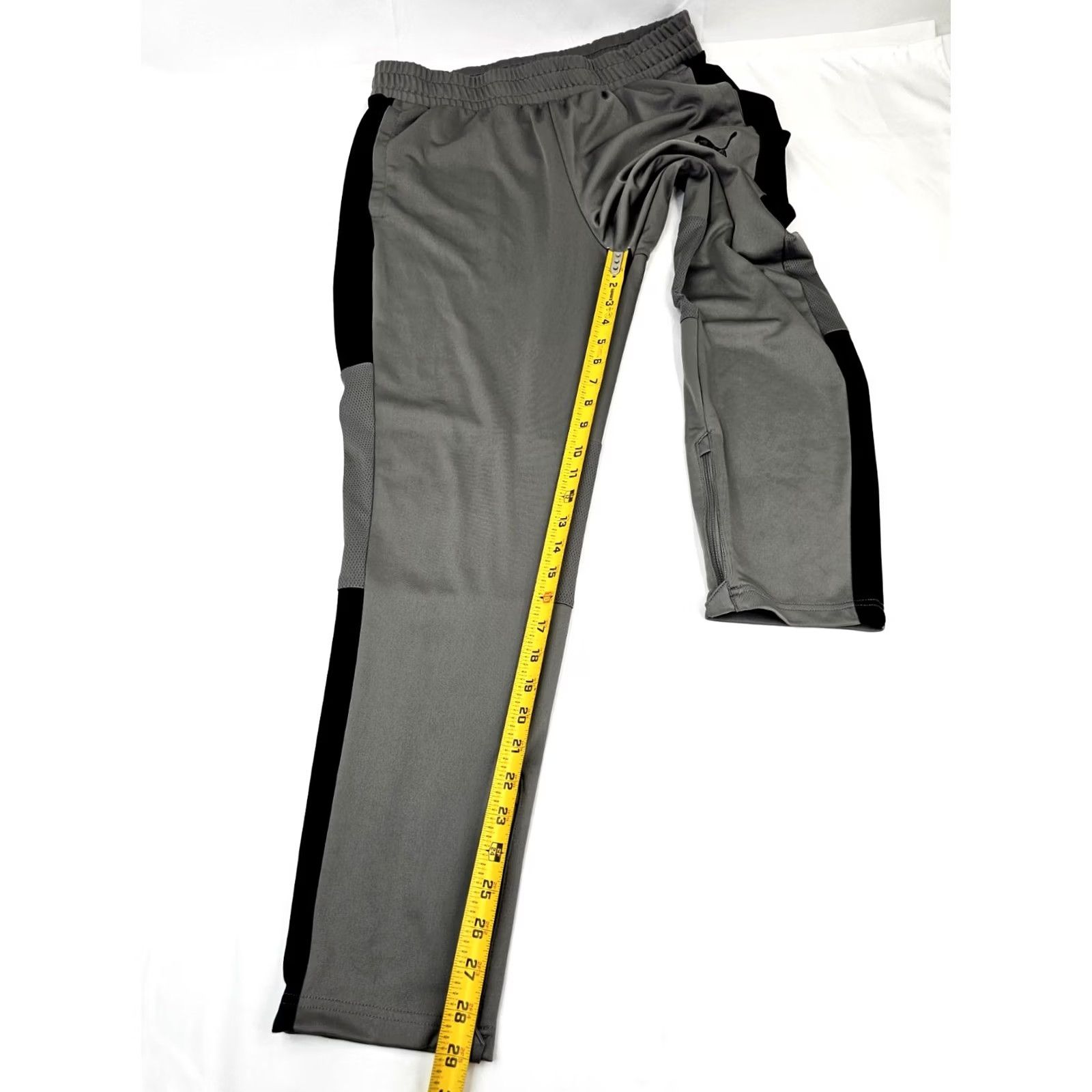 Puma Puma Drycell Athletic Soccer Track Pants Men LT Tall Gray Tapered Regular XL Gray Athletic Pants Mens LT Tall 32x29 Size US 36 / EU 52 - 3 Thumbnail