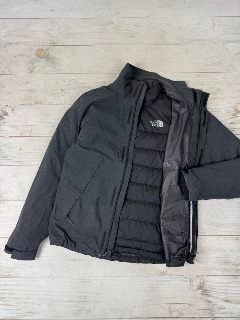 The North Face Vintage The North Face 3 in 1 Jacket 550 Puffer Dryvent Rain Size US S / EU 44-46 / 1 - 21 Thumbnail