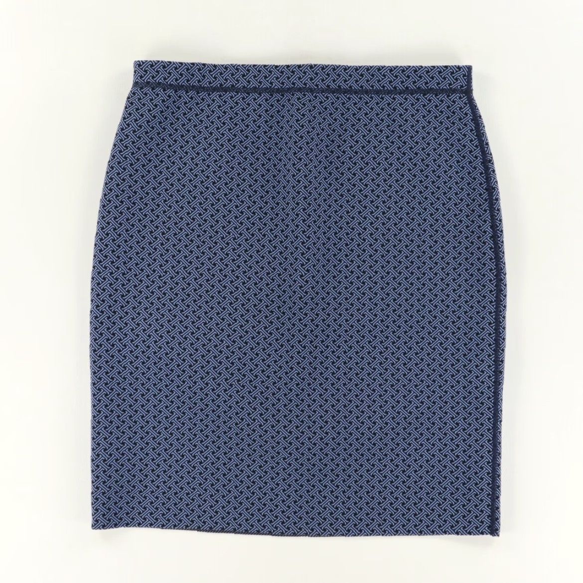 J.McLaughlin J. McLaughlin High Stretch Reversible Montego Halle Nylon Woven Skirt Blue Women's M Size 32" / US 10 / IT 46 - 4 Thumbnail