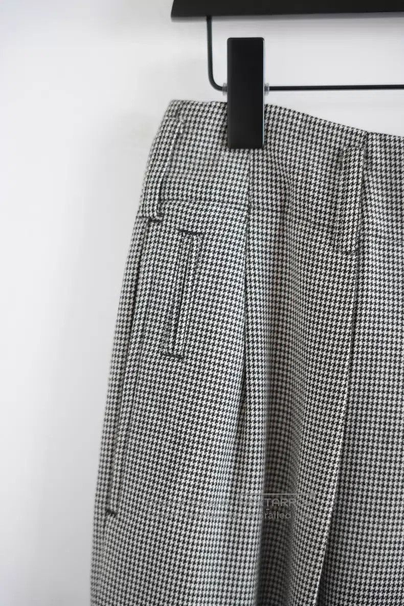 Yohji Yamamoto Yohji Yamamoto size s 90s houndstooth wool trousers Size US 28 / EU 44 - 5 Thumbnail