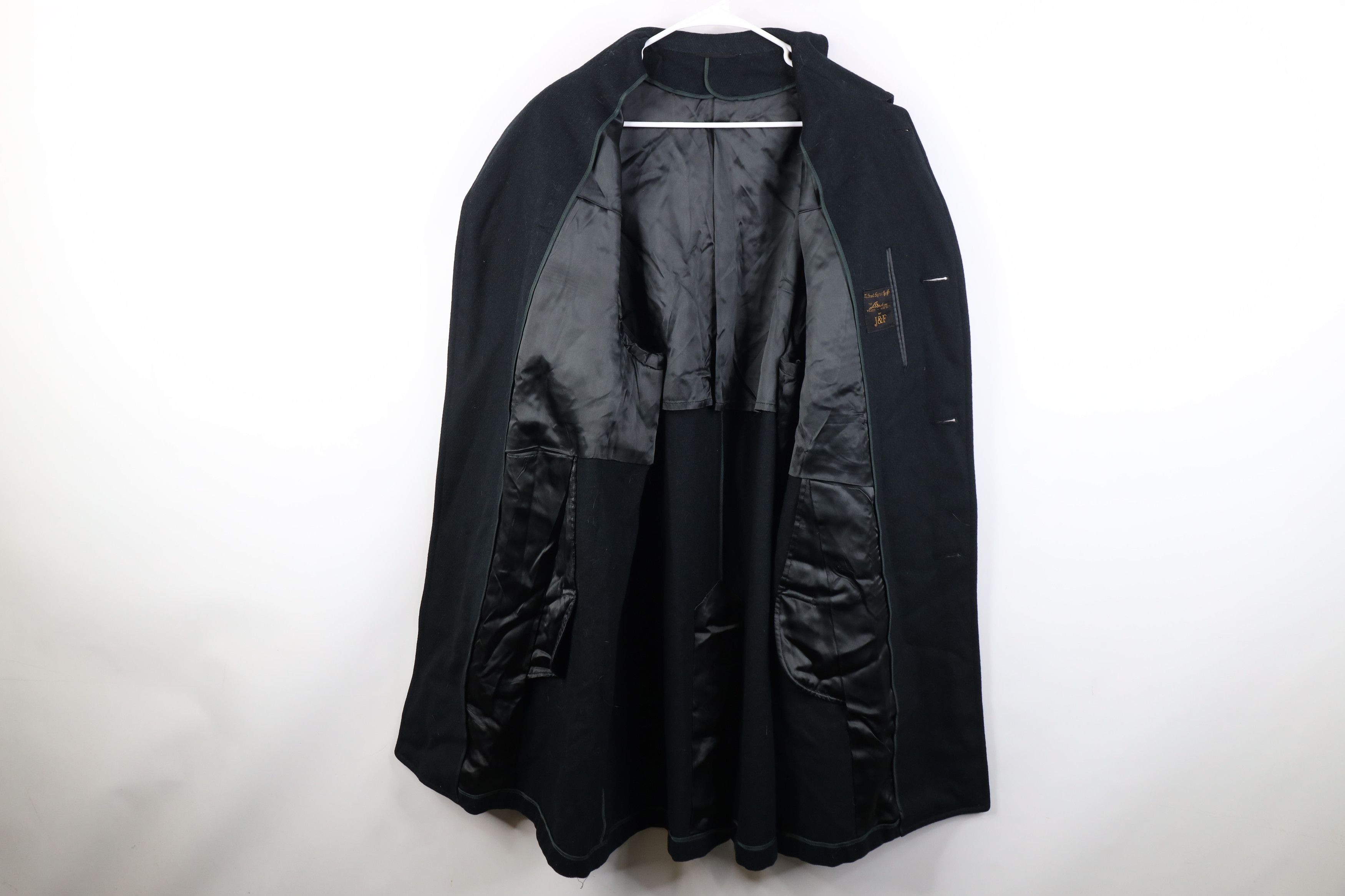 Vintage Vintage 40s Joseph Feiss Overcoat Jacket Green Black USA Size US XXL / EU 58 / 5 - 8 Thumbnail