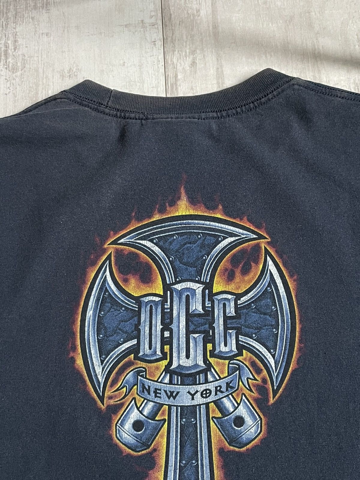 West Coast Choppers Vintage Y2K Orange Country Choppers 2003 T-Shirt Sun Fade Size US XL / EU 56 / 4 - 5 Thumbnail
