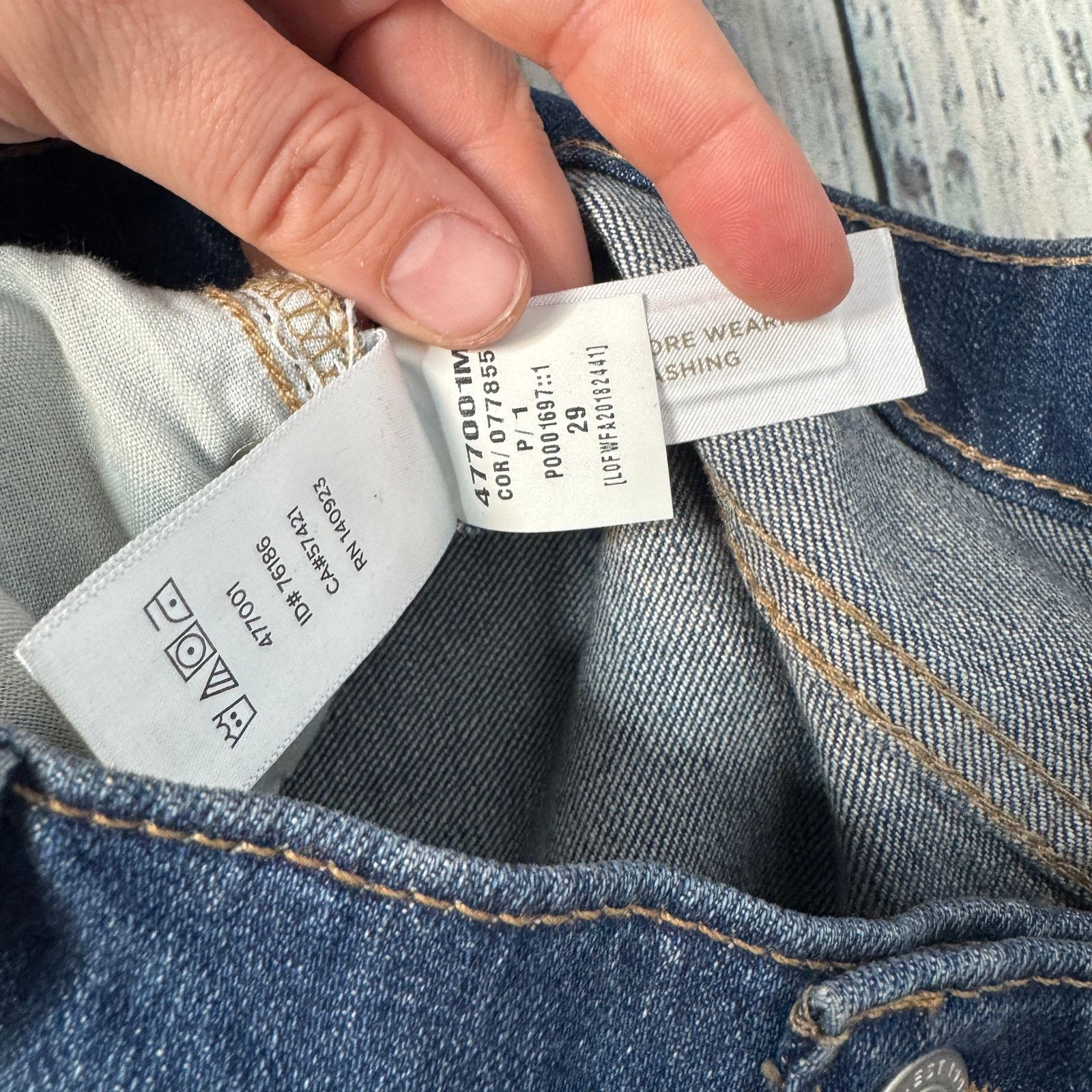 Loft Loft Ann Taylor Embroidered Boyfriend Jeans 29/8 Size 29" - 4 Thumbnail