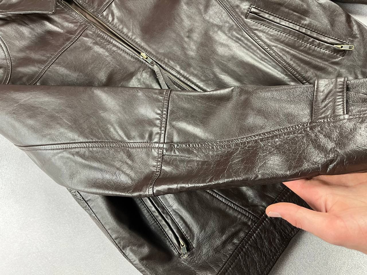 Alpha Industries Vintage Leather Alpha Industries Jacket L size Size US L / EU 52-54 / 3 - 11 Thumbnail