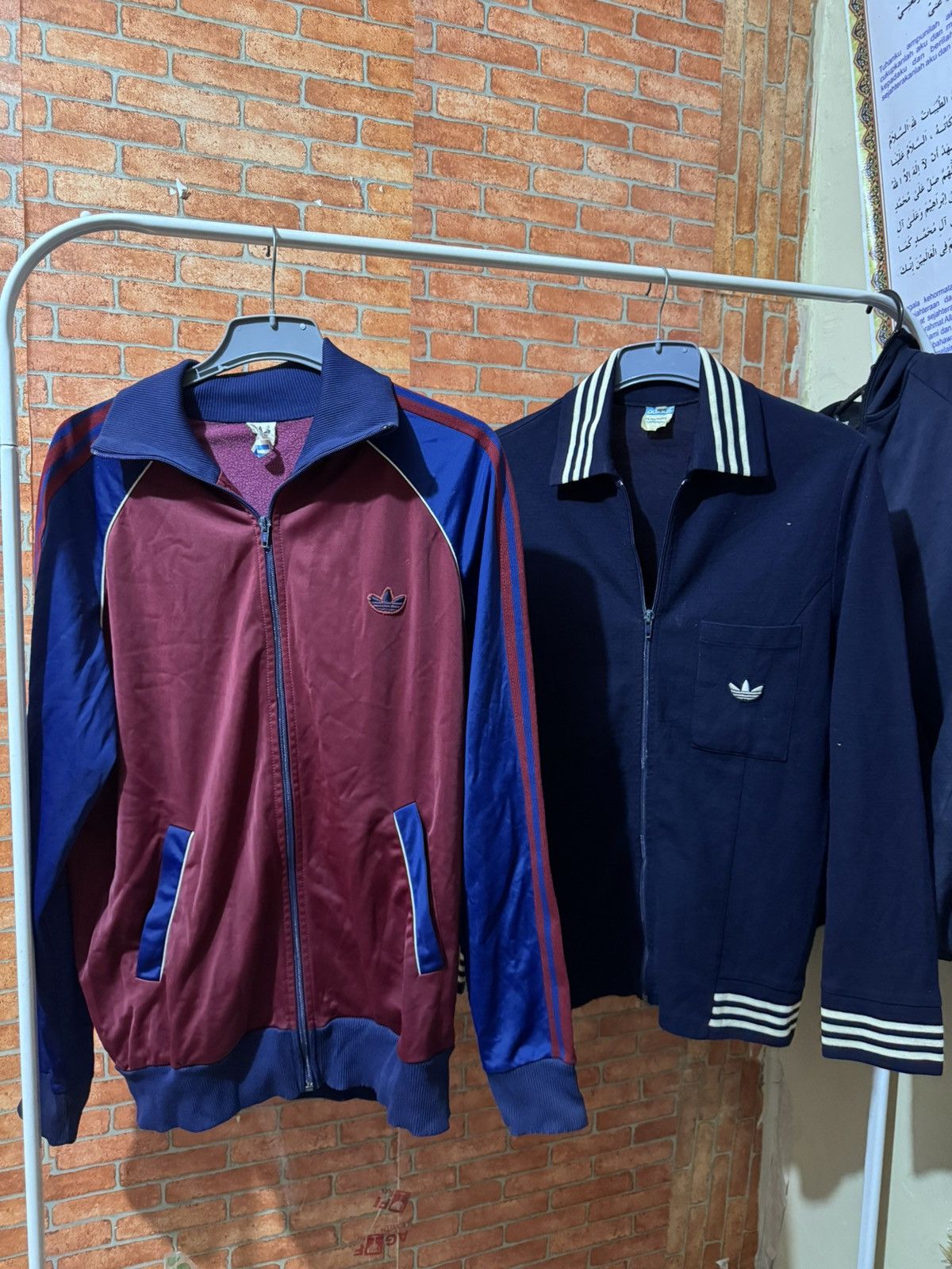 Adidas Combo Vintage Adidas Track Jackets West Germany Size US S / EU 44-46 / 1 - 13 Thumbnail