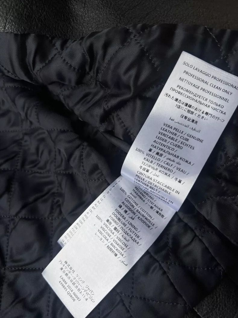 Alexander McQueen Alexander McQUEEN Leather jacket, classic style, genuine le Size XS / US 0-2 / IT 36-38 - 5 Thumbnail