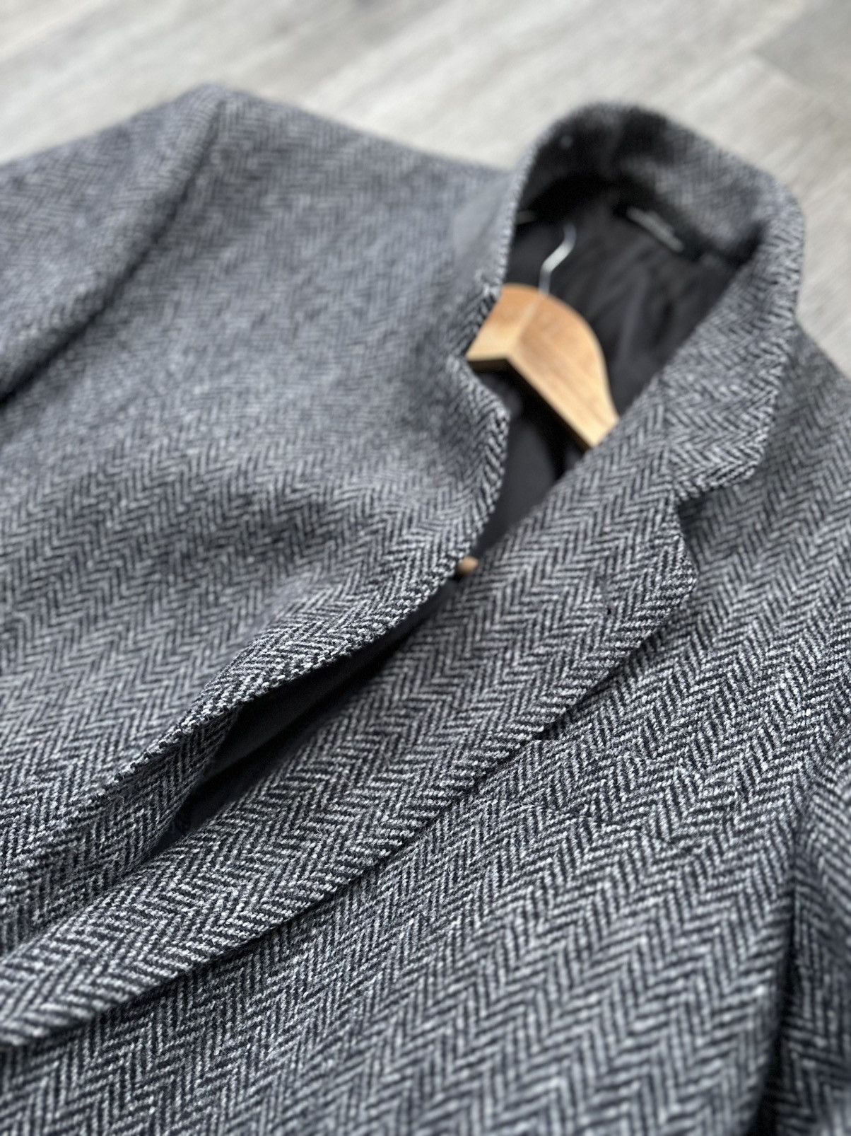 Harris Tweed 🫧 HARRIS TWEED WOOL BLAZER JACKET JAPANESE BRAND Size 46L - 9 Thumbnail