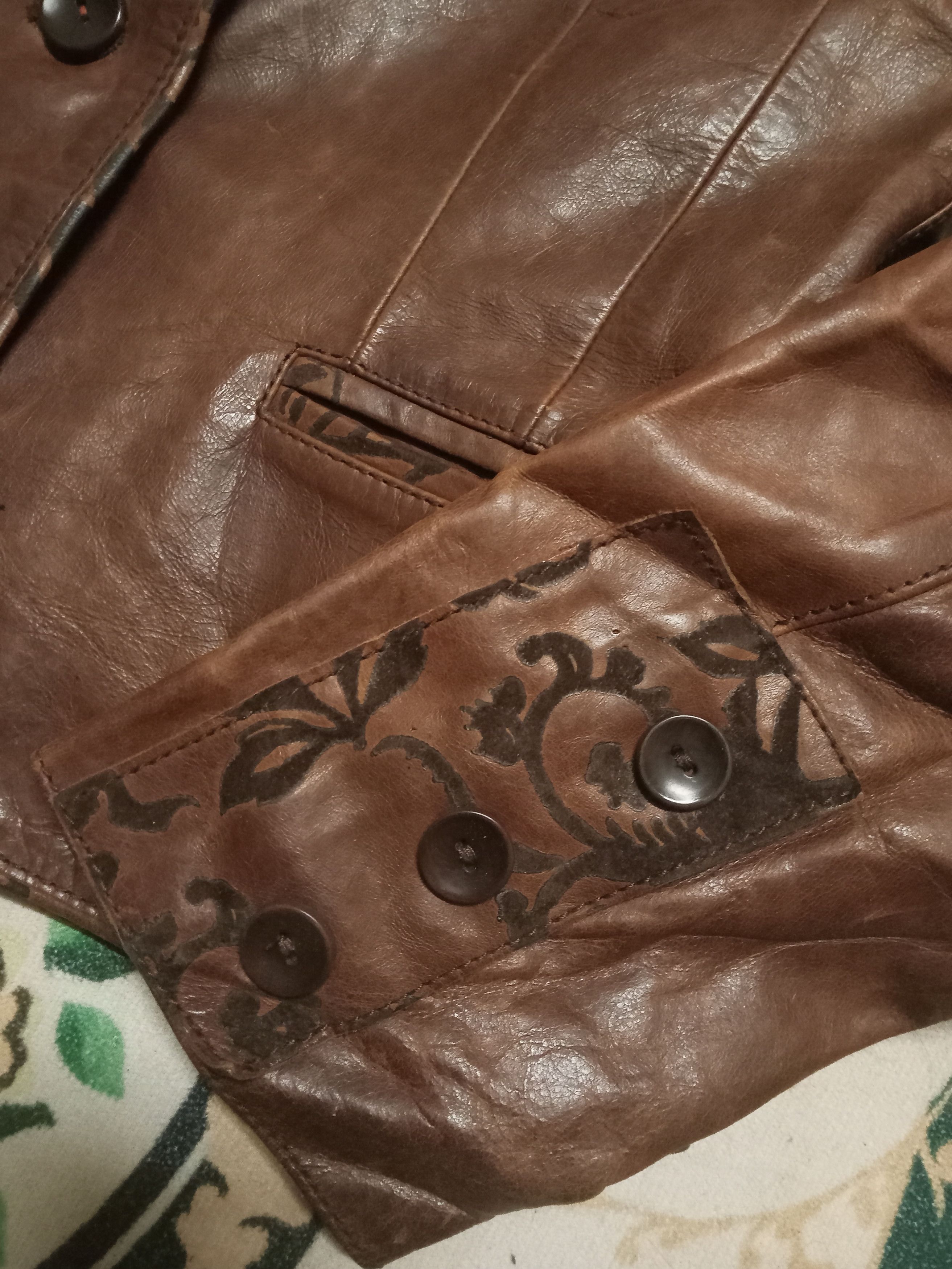 Alberta Ferretti Vintage Philosophy Di Alberta Ferretti Leather Jacket Size S / US 4 / IT 40 - 7 Thumbnail