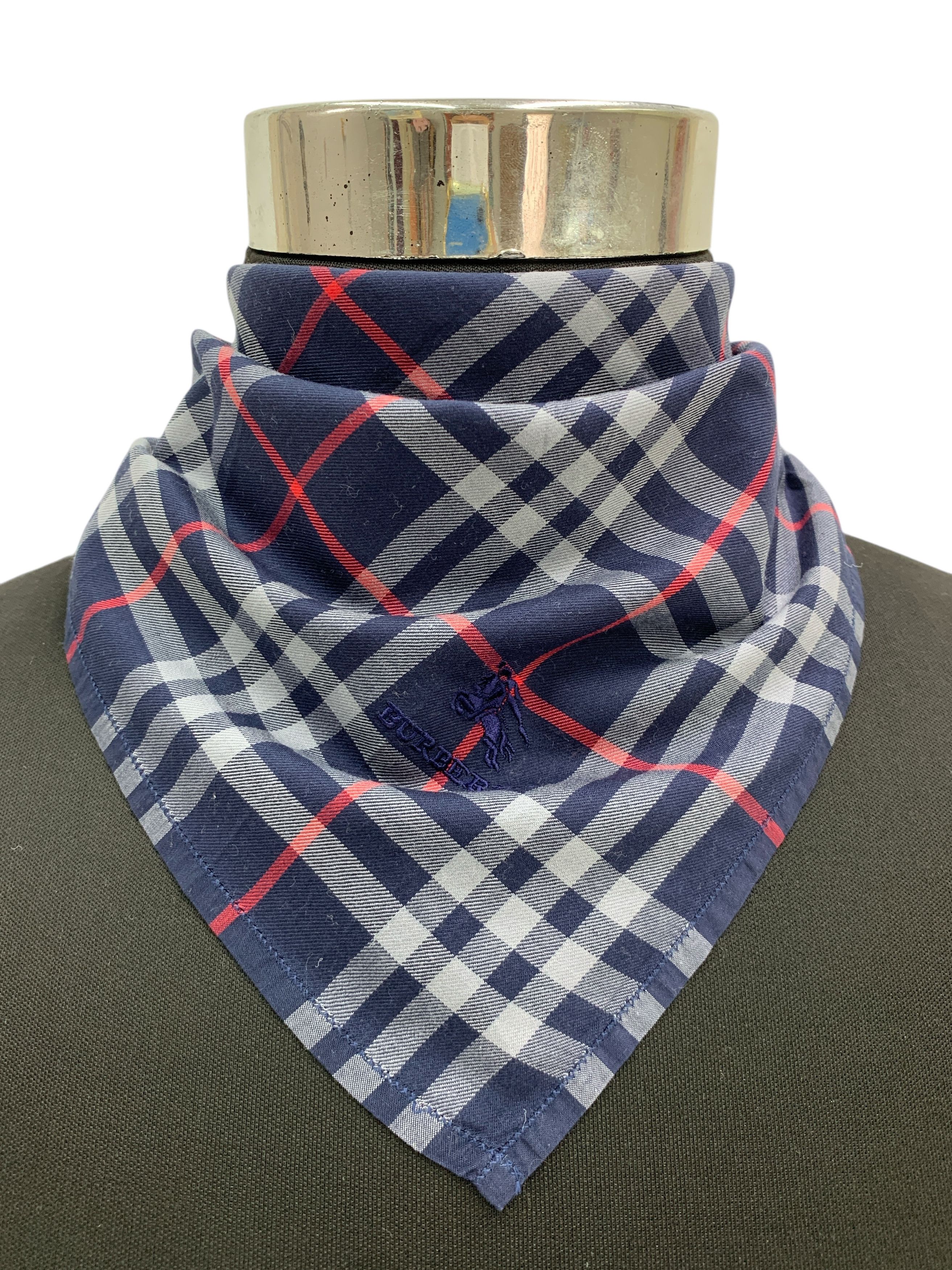 Burberry × Vintage Vintage Burberry Neckerchief/ Handkerchief - HKA912 Size ONE SIZE - 1 Thumbnail
