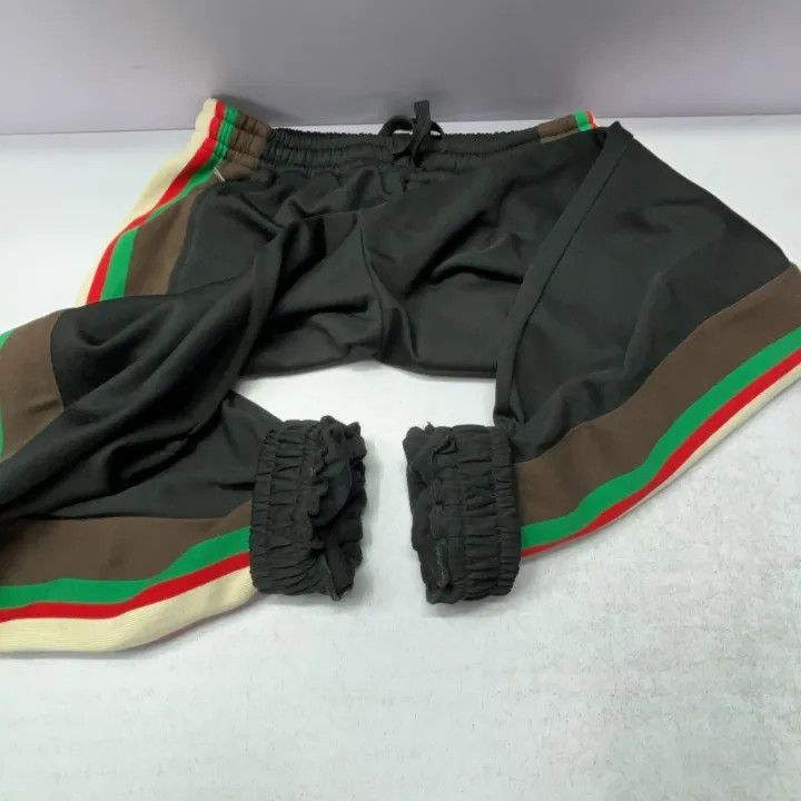 Gucci Gucci Gucci Black Knit Jogging Pants with Color Stripes -2 Size US 26 / EU 42 - 7 Thumbnail