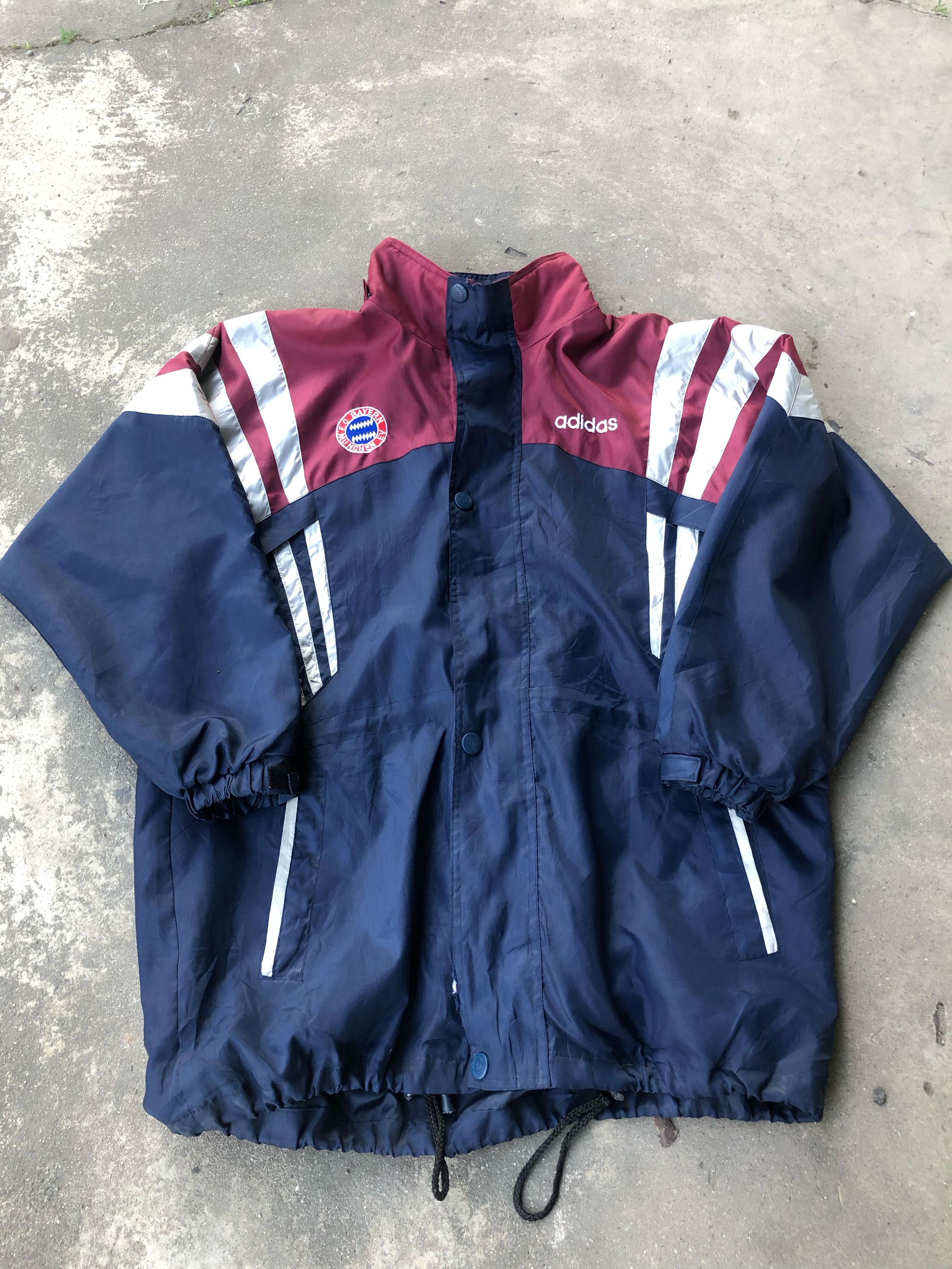 Adidas × Vintage Vintage Adidas Bayern Munich Jacket Size US L / EU 52-54 / 3 - 1 Thumbnail